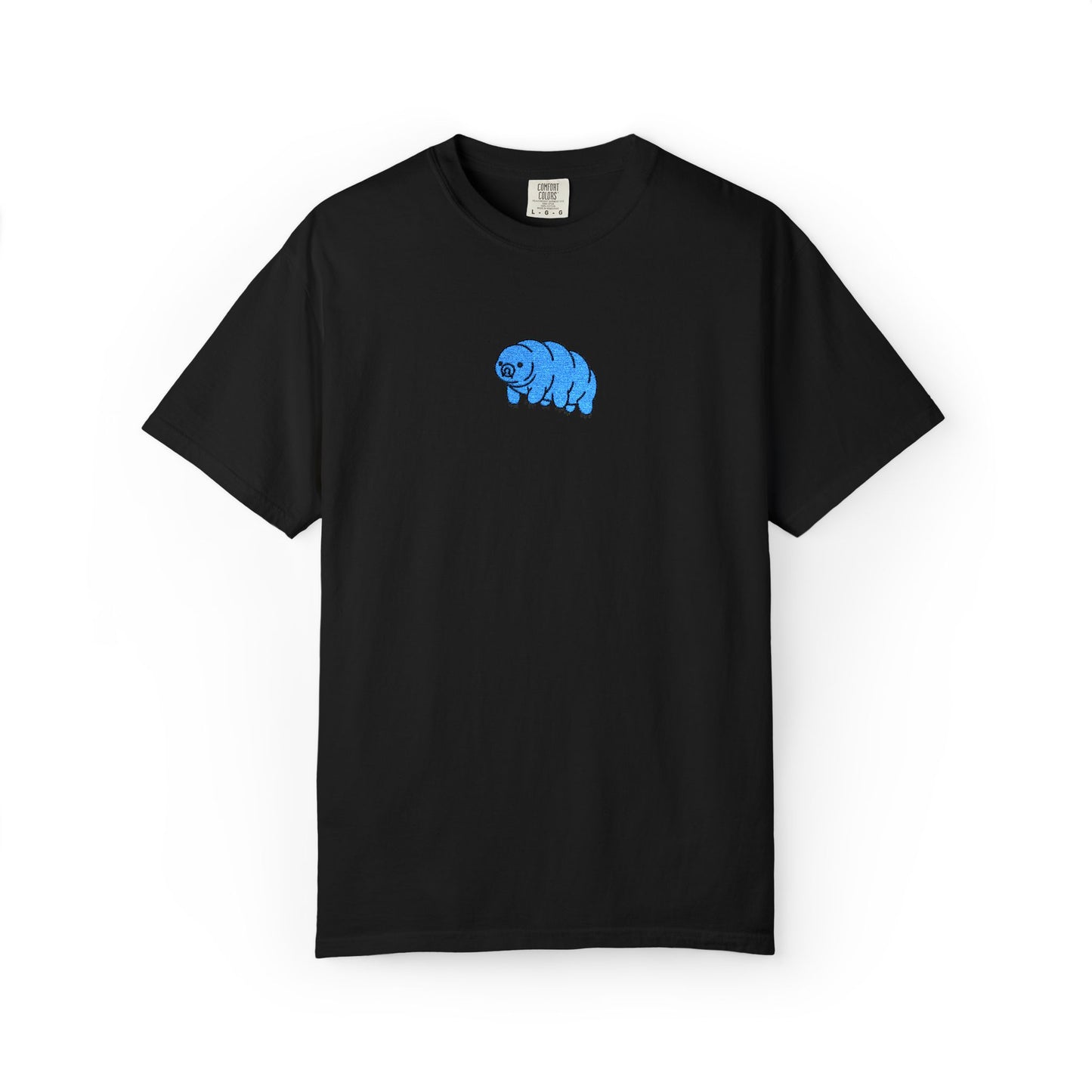 Tardigrade Embroidered Comfort Colors T-Shirt, Cute Water Bear Shirt, Science Nerd Tee, Biology Gift, Microbiology Embroidered Shirt