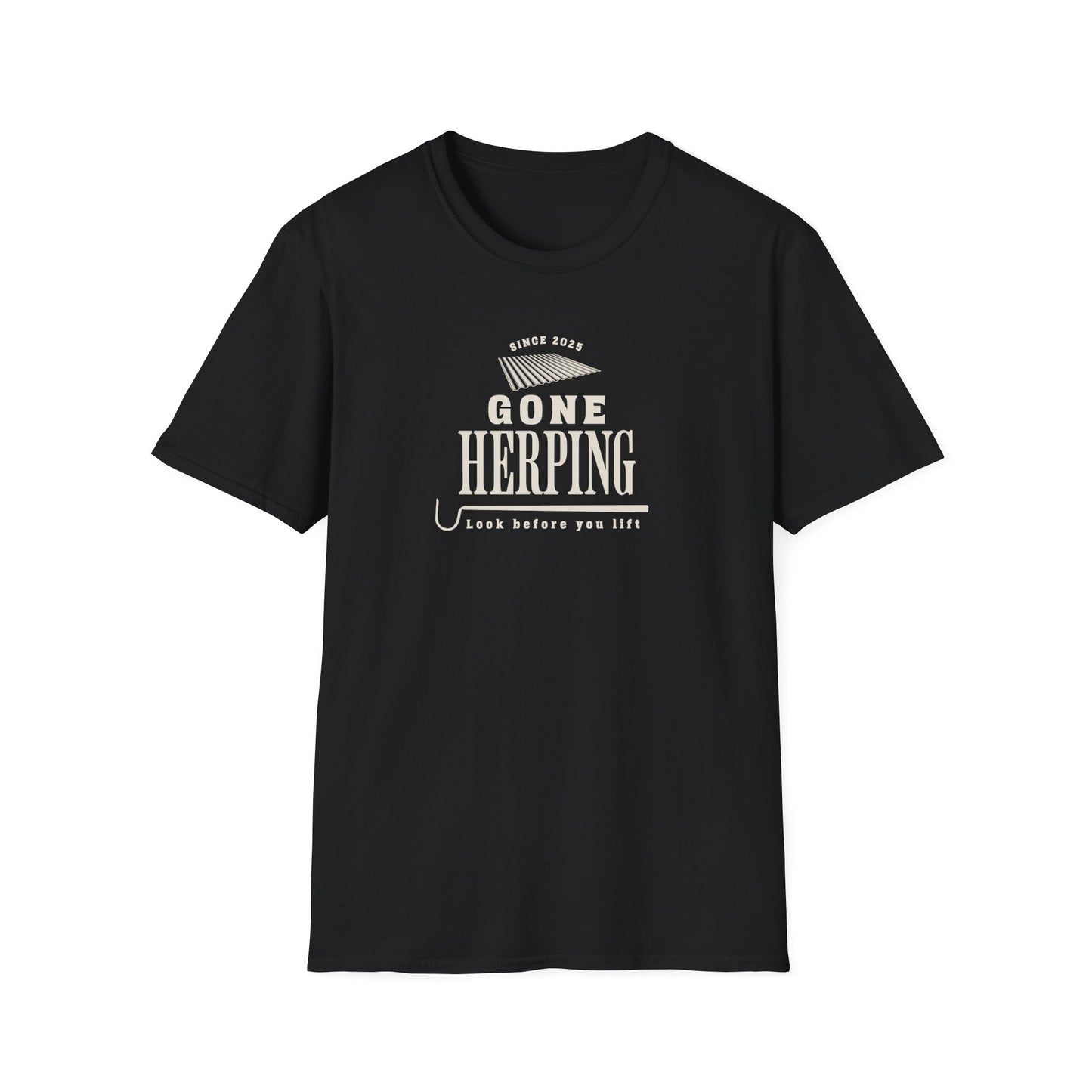 Gone Herping T-Shirt, Look Before You Lift Shirt, Field Herping Tee, Reptile Lover Gift, Snake Lover Shirt, Wildlife Graphic Tee