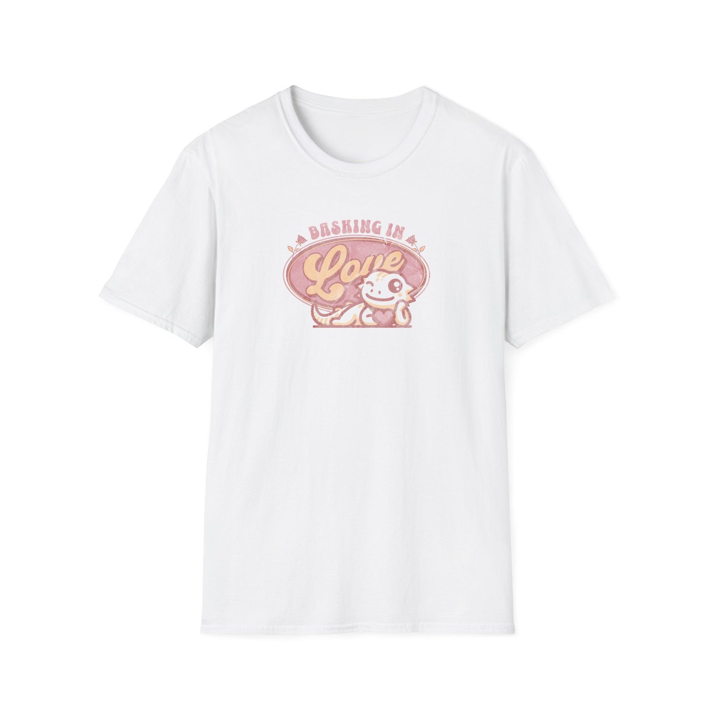 Bearded Dragon Valentine T-Shirt, Basking In Love Shirt, Beardie Lover Gift, Reptile Valentine Tee, Lizard Mom Dad Shirt