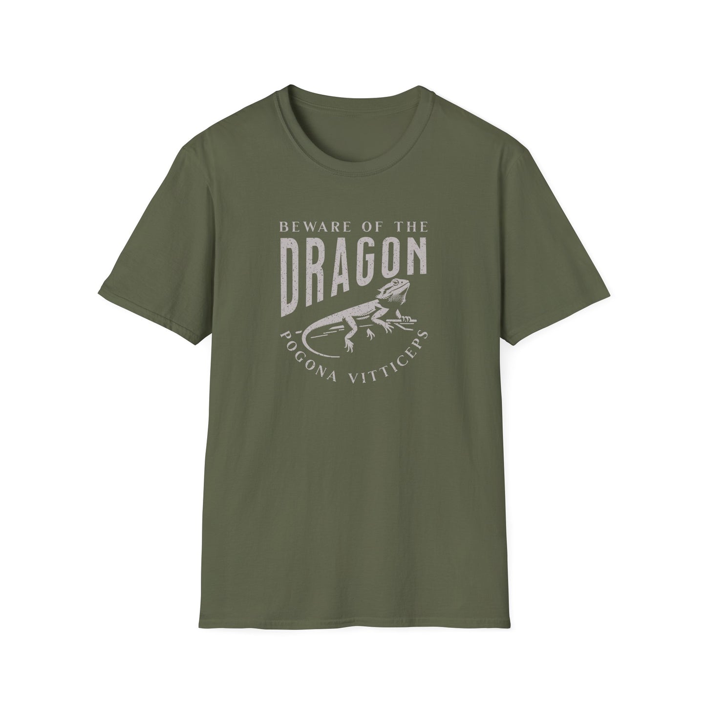 Beware Of The Dragon T-Shirt, Bearded Dragon Shirt, Reptile Lover Tee, Lizard Mom Dad Gift, Pogona Vitticeps Graphic Tee