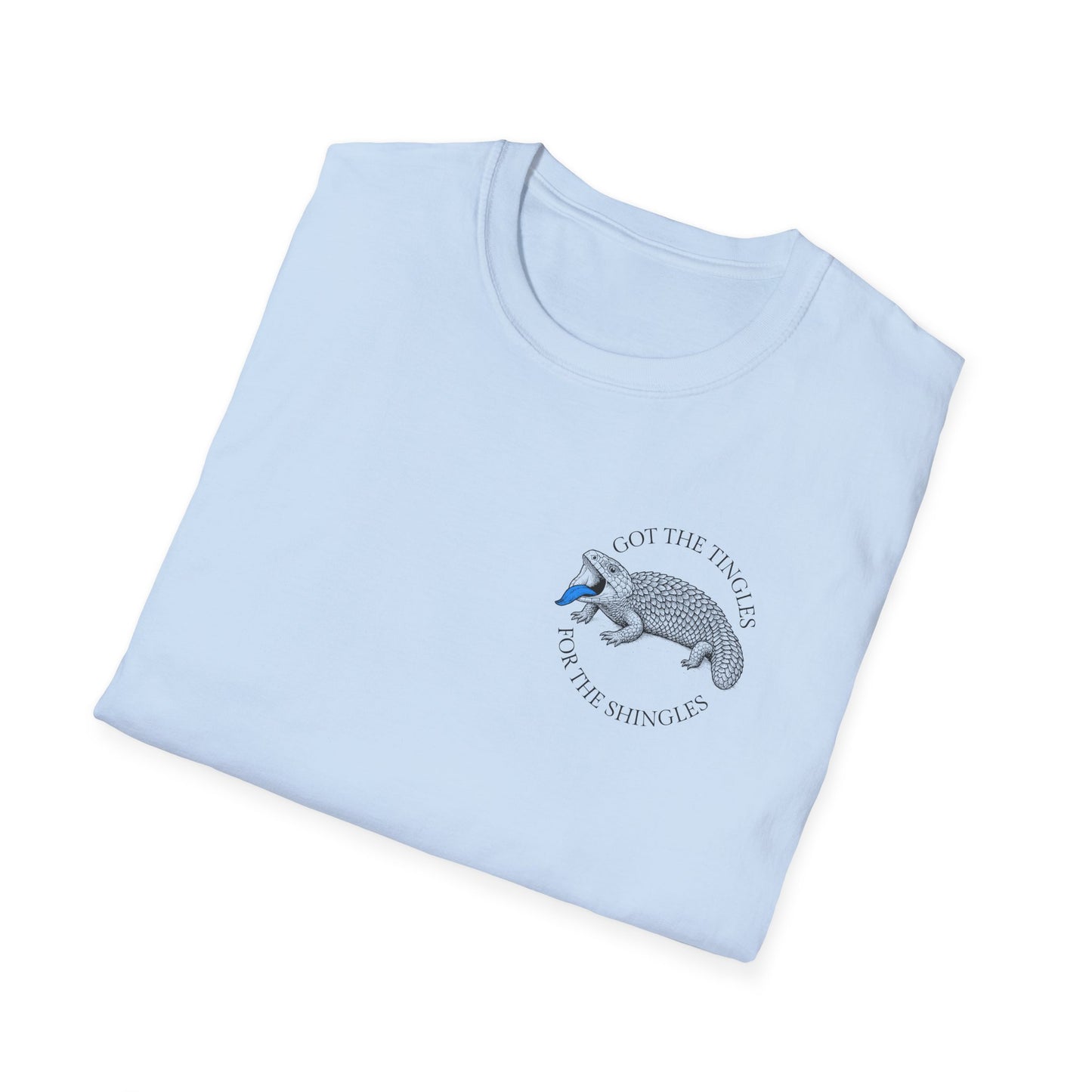 Shingleback Lizard T-Shirt Got the Tingles for the Shingles Funny Reptile Shirt, Blue Tongue Skink Tee, Aussie Lizard Gift