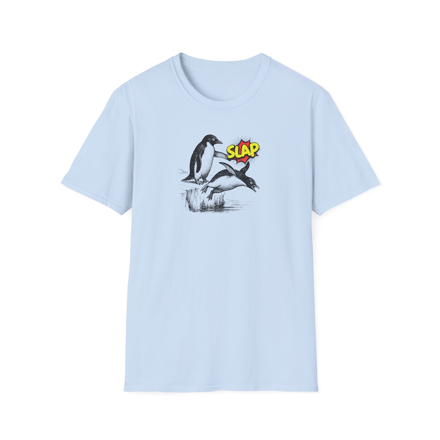 Penguin Slap T-Shirt, Funny Penguin Tee, Chaotic Penguin Shirt, Meme Animal T-Shirt, Funny Wildlife Tee, Penguin Lover Gift, Cute Funny Bird Shirt