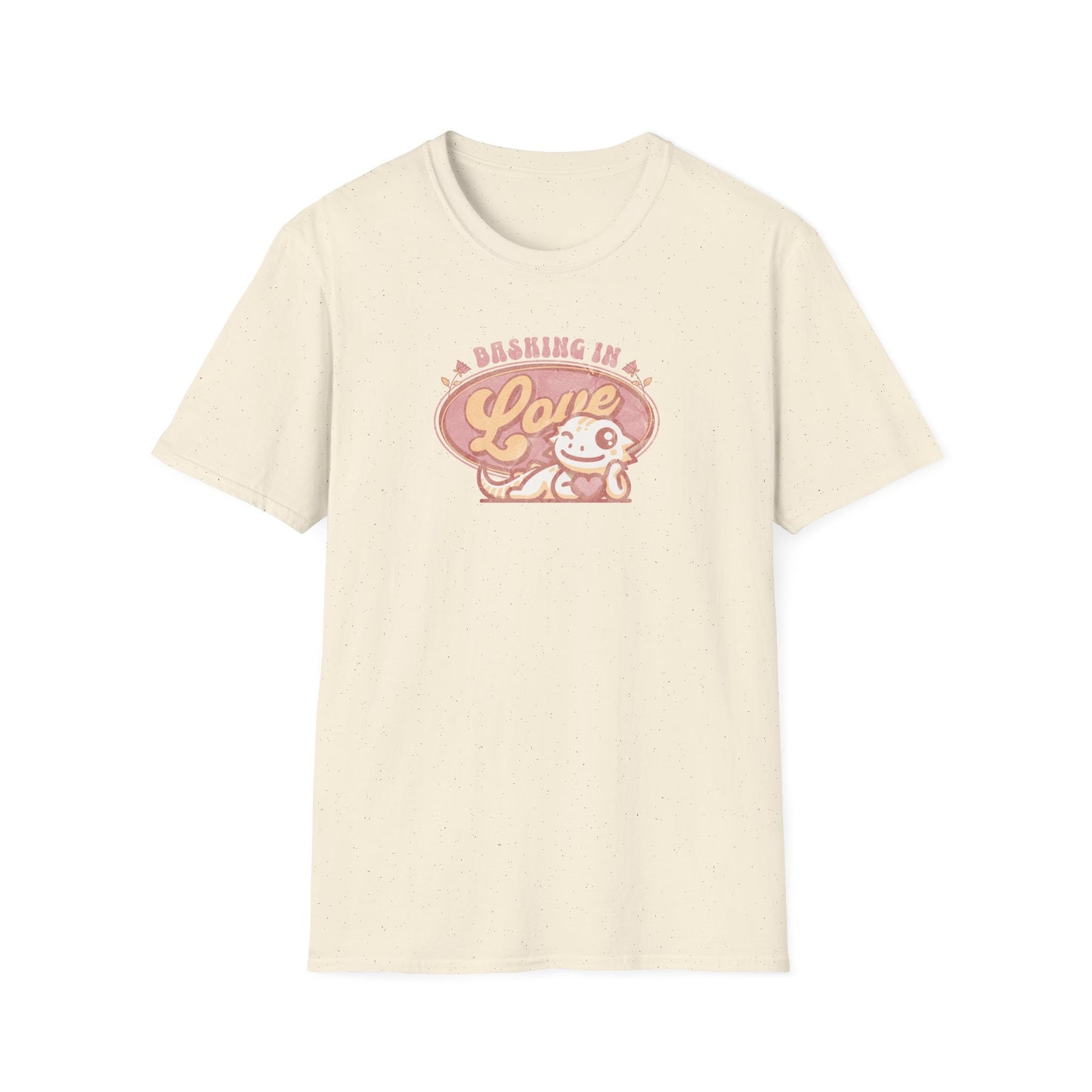 Bearded Dragon Valentine T-Shirt, Basking In Love Shirt, Beardie Lover Gift, Reptile Valentine Tee, Lizard Mom Dad Shirt
