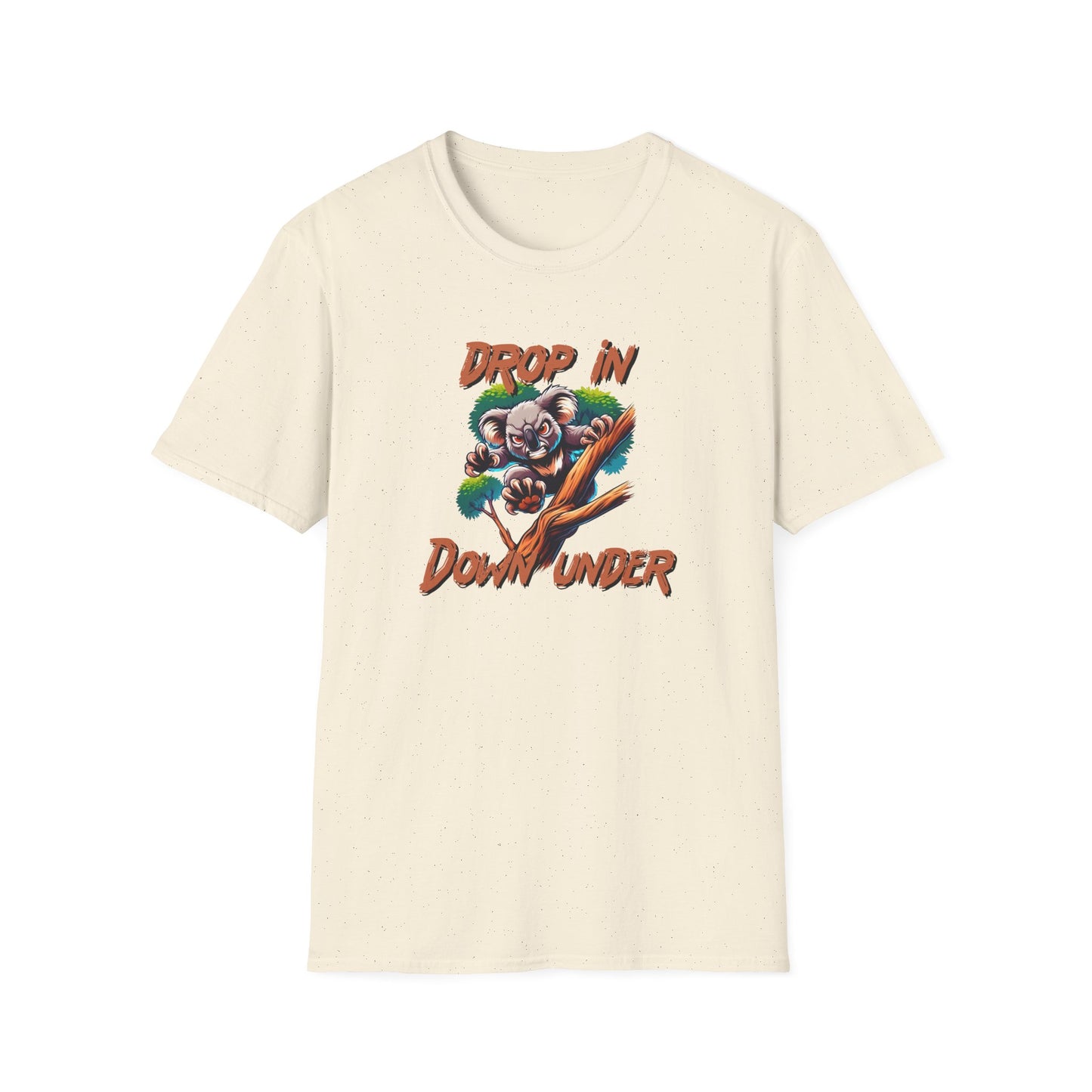 Drop Bear T-Shirt, Drop In Down Under Shirt, Australian Wildlife Tee, Koala Lover Gift, Aussie Souvenir Shirt, Tourist Trap Graphic Tee