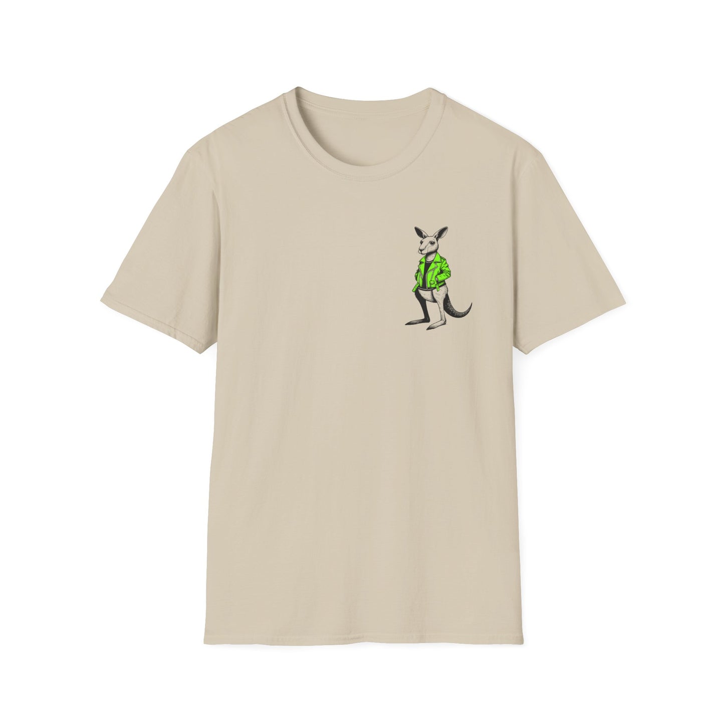 Kangaroo T-Shirt – Cool Kangaroo Wearing a Jacket Funny Australian Wildlife Tee