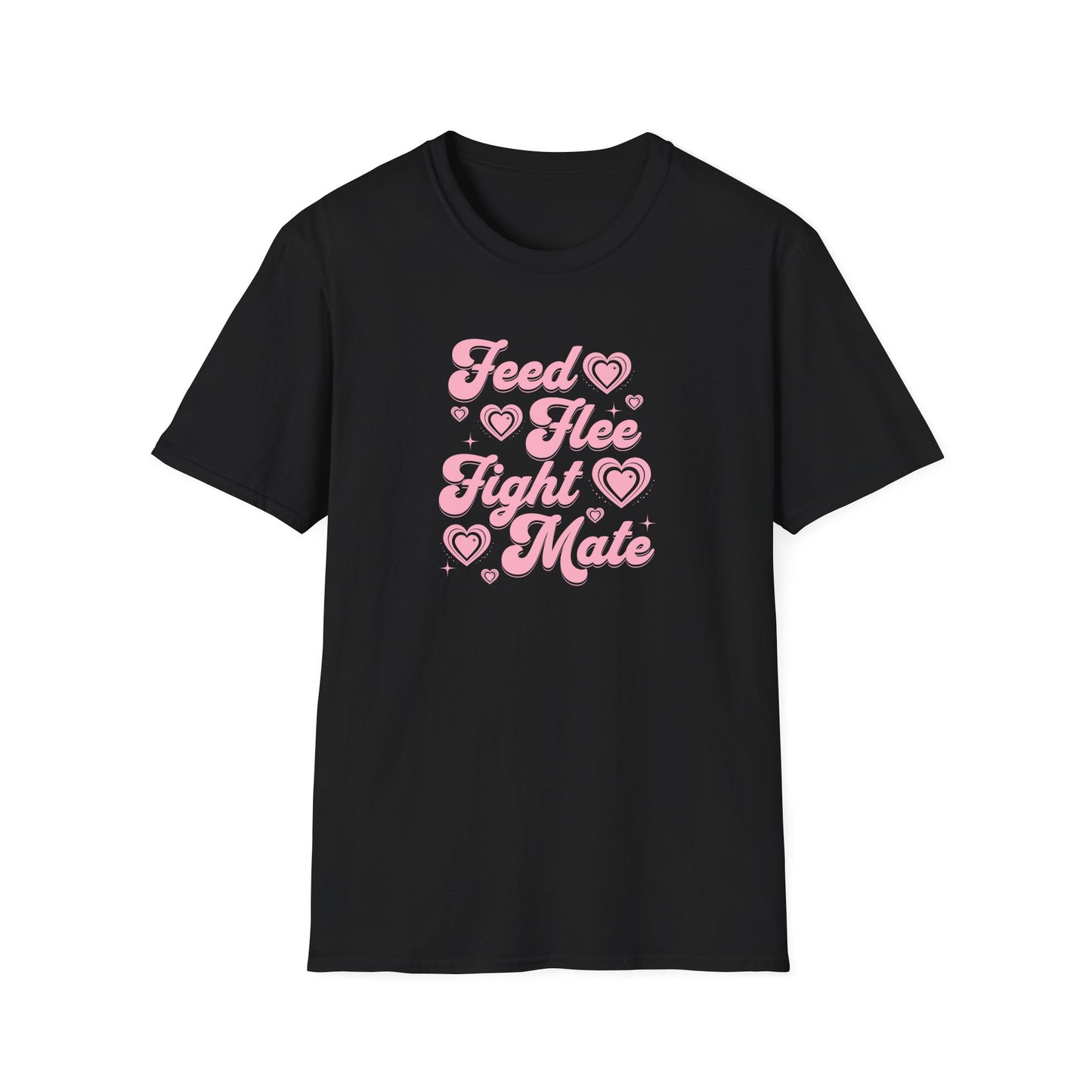 4 F’s Of Biology T-Shirt, Feed Flee Fight Mate Shirt, Biology Teacher Tee, Science Student Gift, Evolution Biology Graphic Shirt