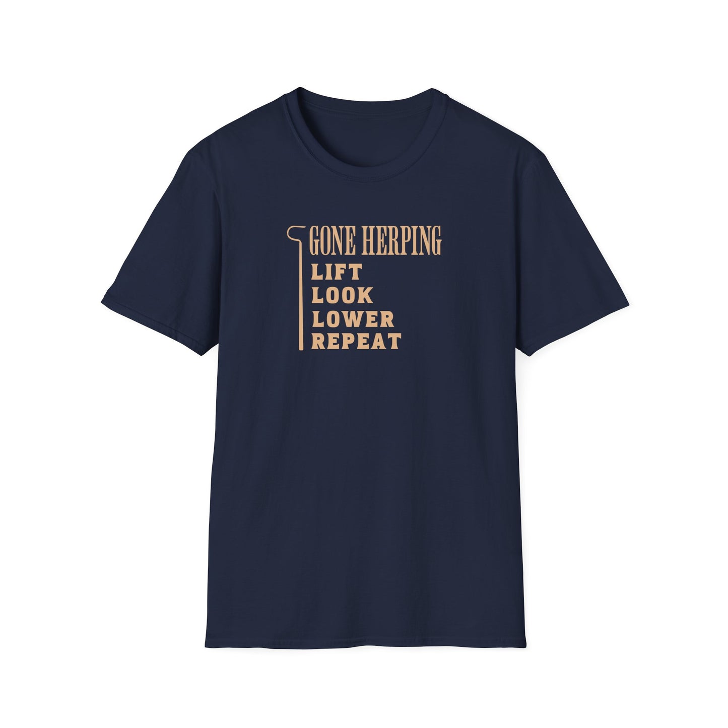Gone Herping T-Shirt, Lift Look Lower Repeat Shirt, Reptile Lover Tee, Field Herping Gift, Snake Lover Shirt, Wildlife Graphic Tee