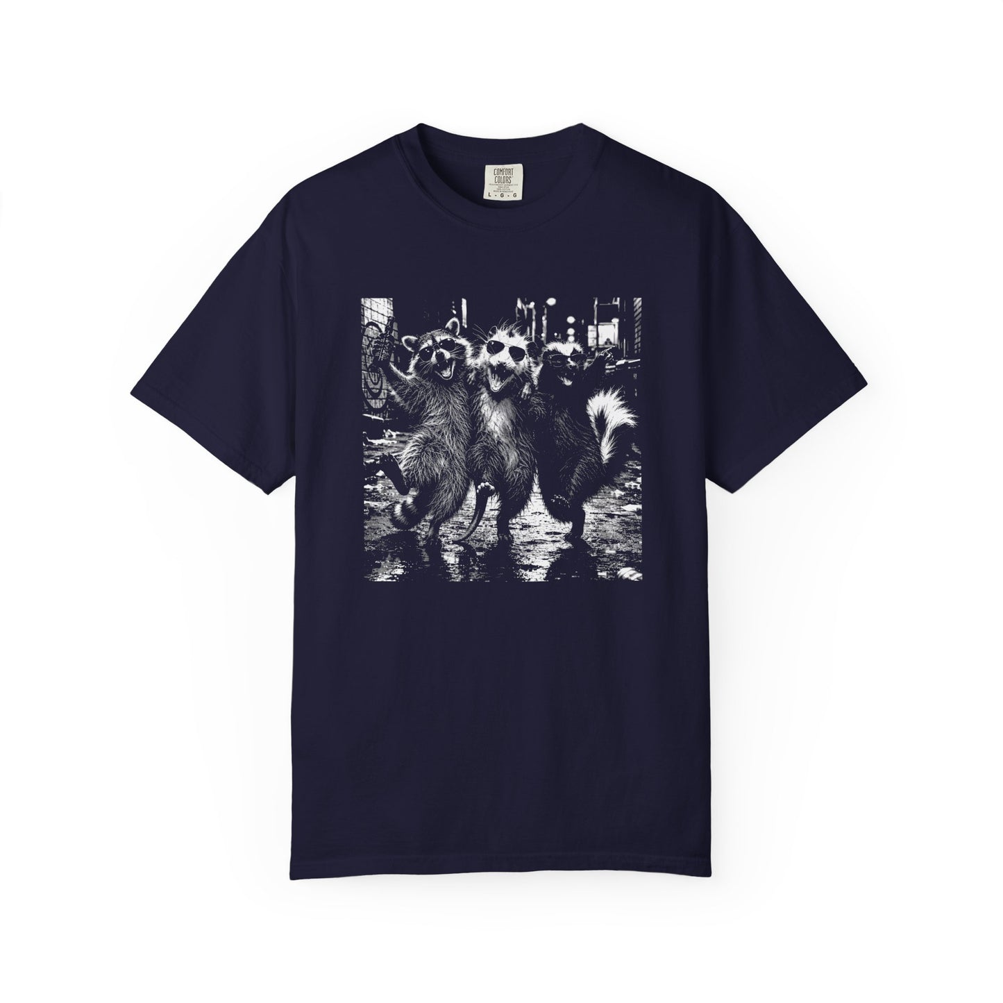 Raccoon Opossum Skunk Shirt, Comfort Colors Funny Animal Tee, Trash Panda T Shirt, Urban Wildlife Graphic Tee, Feral Animal Gift