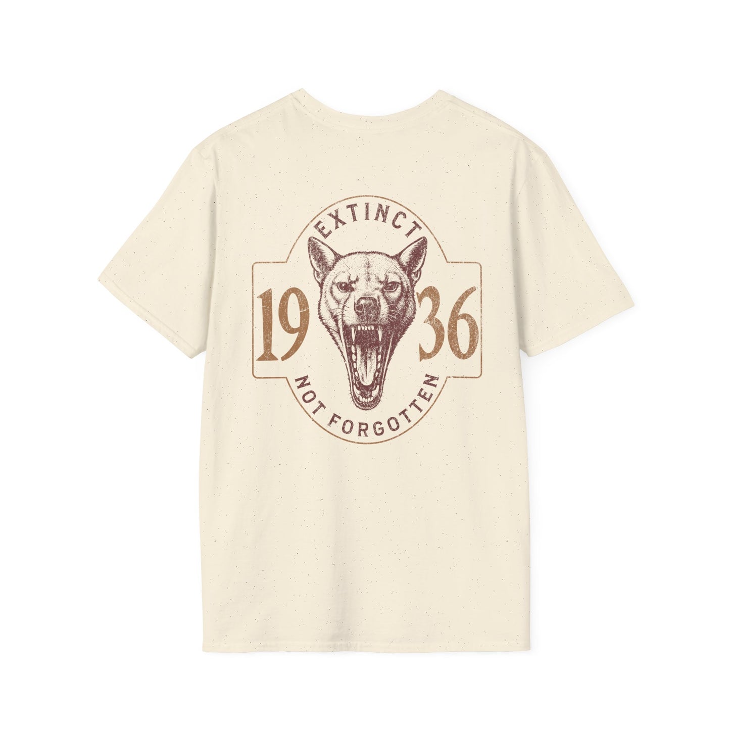 Thylacine T-Shirt – Extinct Not Forgotten 1936 Australian Wildlife Conservation Tee