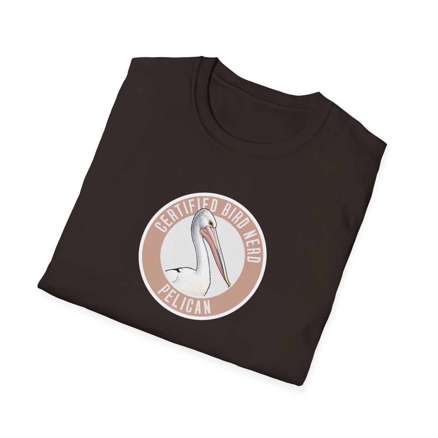 Pelican T-Shirt, Certified Bird Nerd Shirt, Australian Bird Tee, Birdwatching Gift, Wildlife Lover Tee, Coastal Bird Graphic Tee