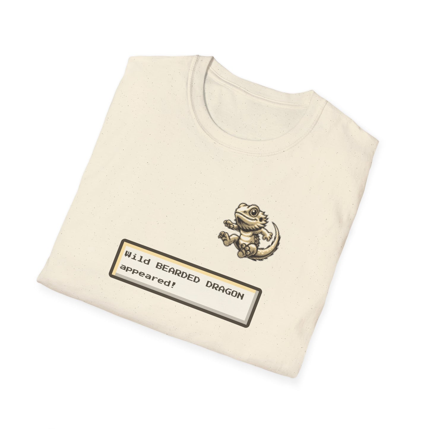 Bearded Dragon Gaming T-Shirt, Wild Bearded Dragon Appeared Tee, Retro RPG Lizard Shirt, Gamer Reptile Tee, Beardie Lover Gift