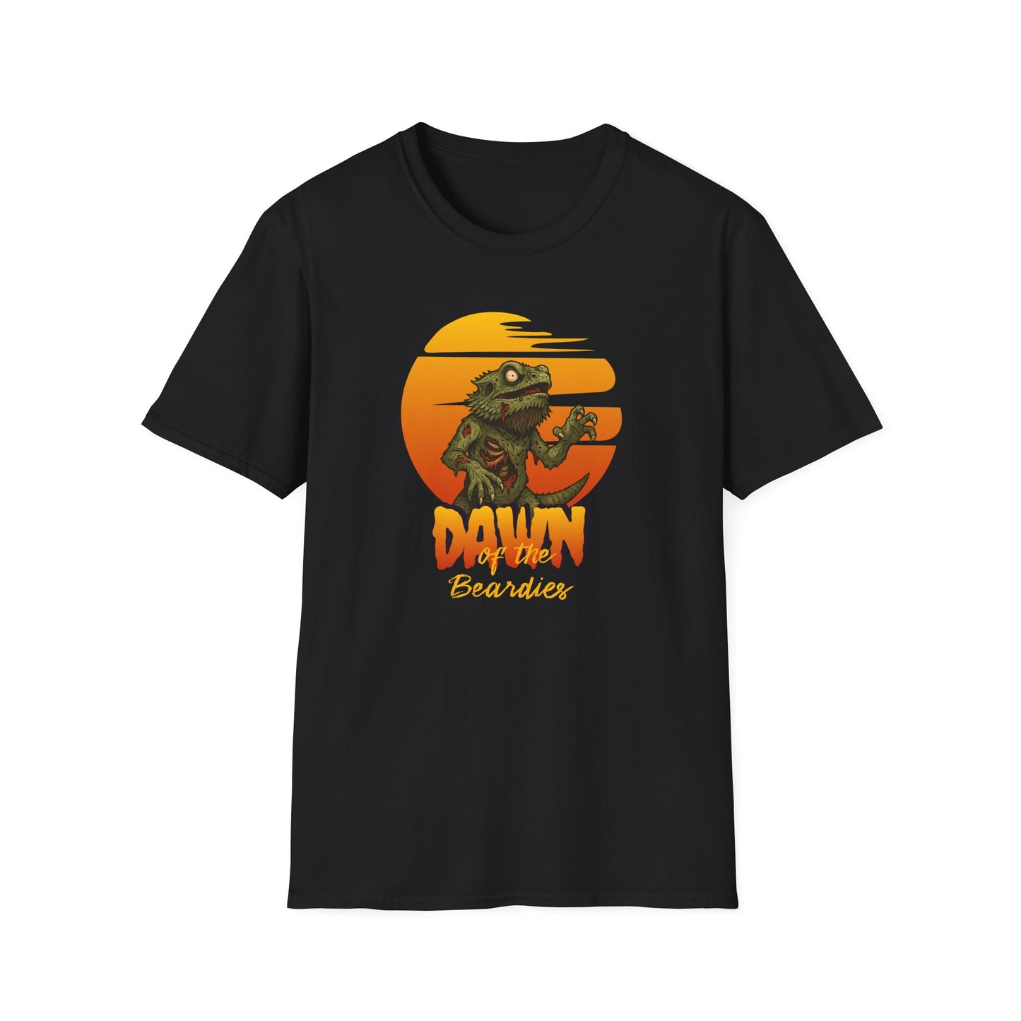 Dawn Of The Beardies T-Shirt, Zombie Bearded Dragon Shirt, Reptile Lover Tee, Halloween Beardie Owner Gift, Lizard Shirt