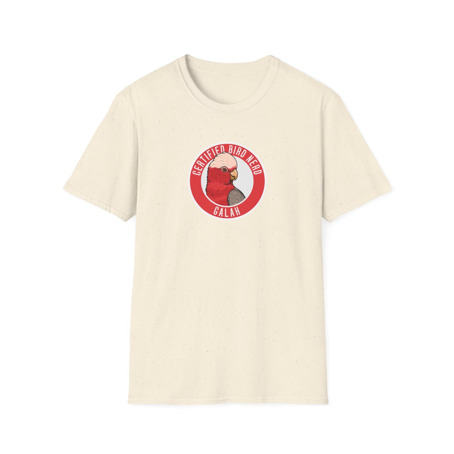 Galah T-Shirt, Certified Bird Nerd Shirt, Australian Bird Tee, Pink Cockatoo Shirt, Birdwatching Gift, Wildlife Lover Tee