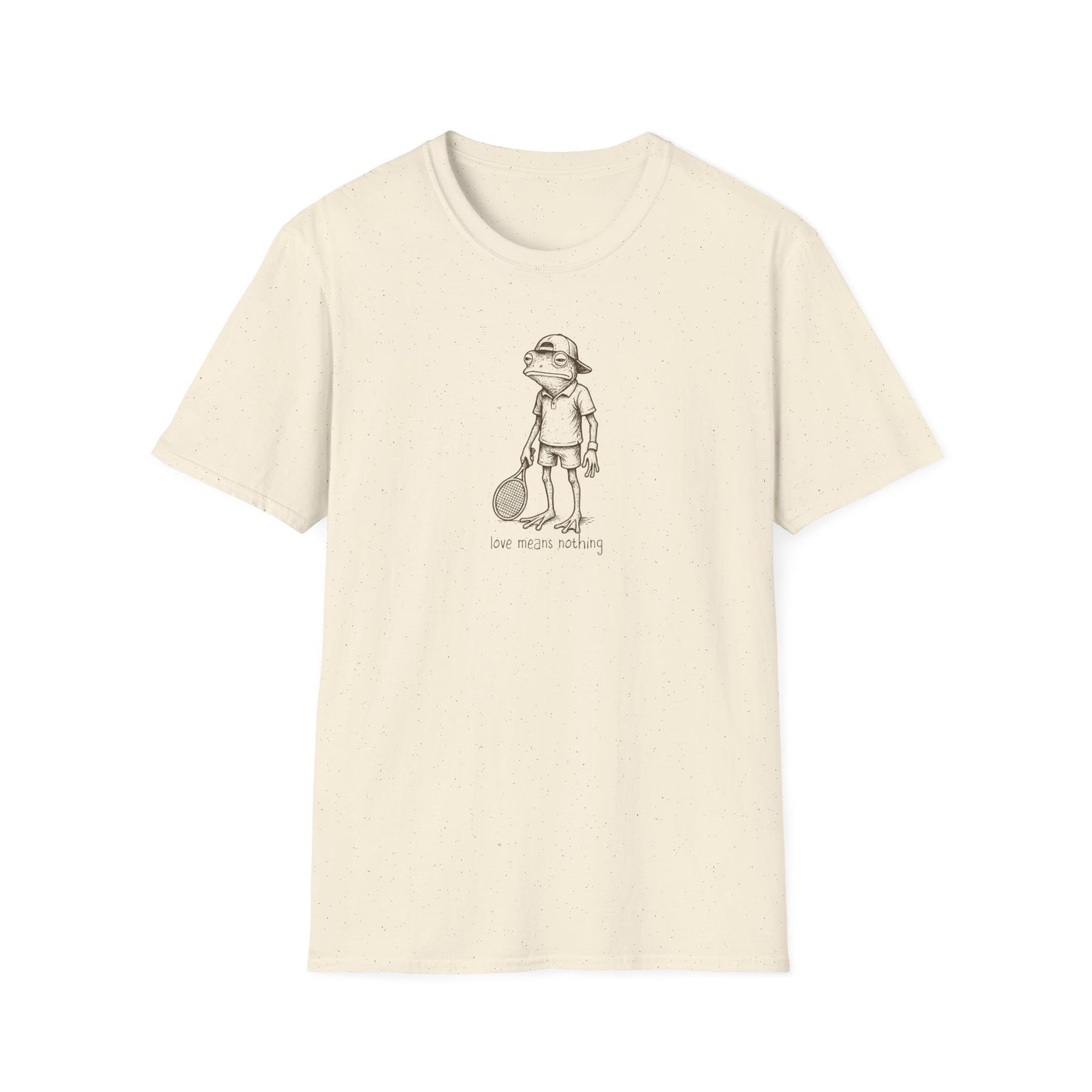 Tennis Frog T-Shirt, Love Means Nothing Tee, Frog Graphic Shirt, Vintage Frog T-Shirt, Funny Tennis Shirt, Frog Lover Gift, Tennis Player Tee