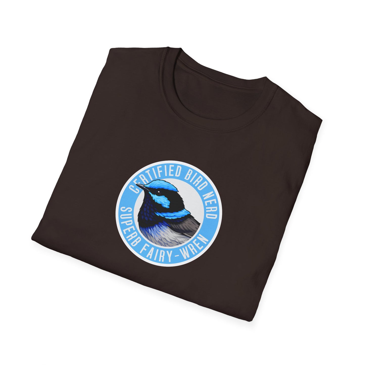 Superb Fairy Wren T-Shirt, Certified Bird Nerd Shirt, Australian Bird Tee, Birdwatching Gift, Wildlife Lover Tee, Blue Wren Shirt