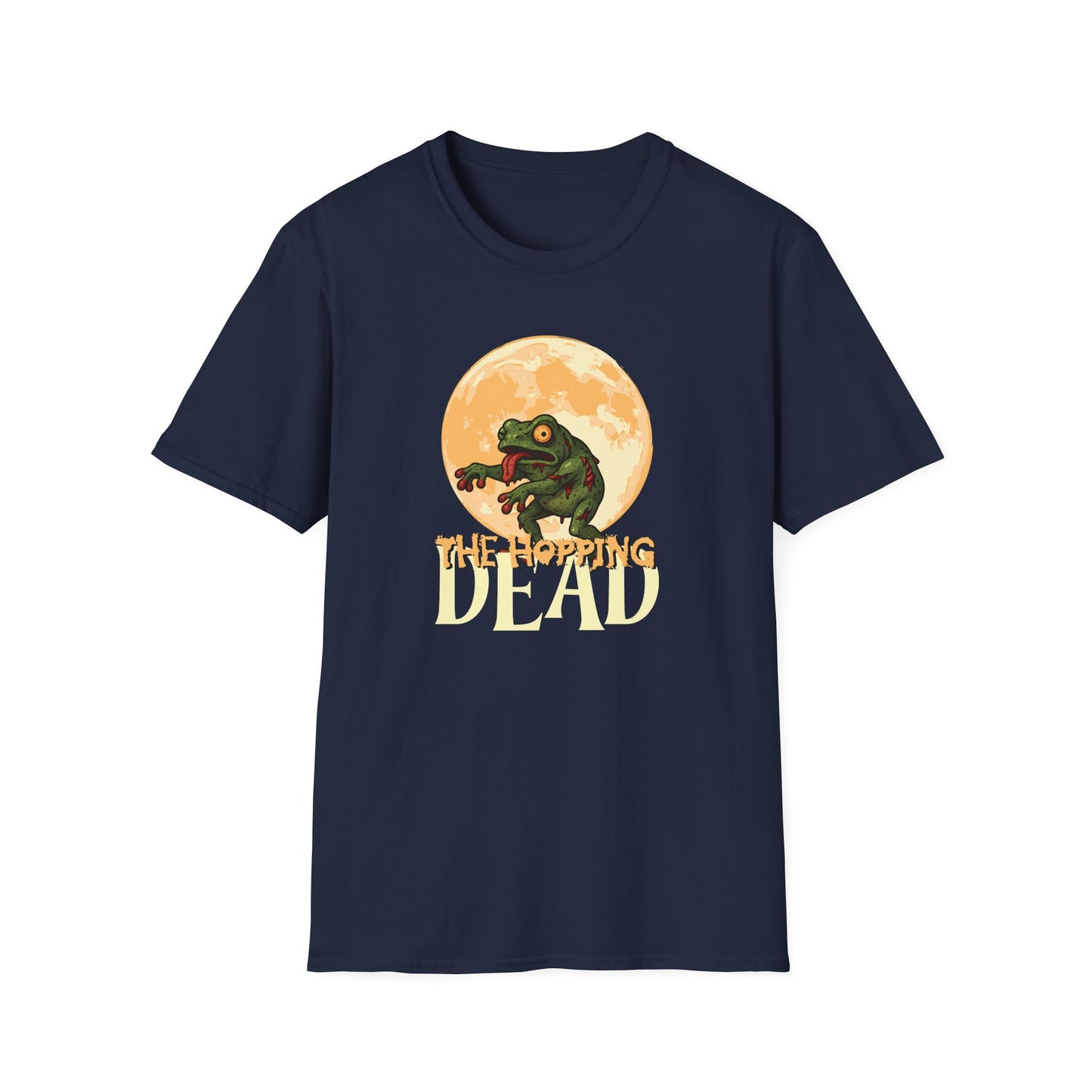 The Hopping Dead Frog T-Shirt, Zombie Frog Shirt, Frog Lover Tee, Halloween Amphibian Shirt, Creepy Cute Wildlife Gift