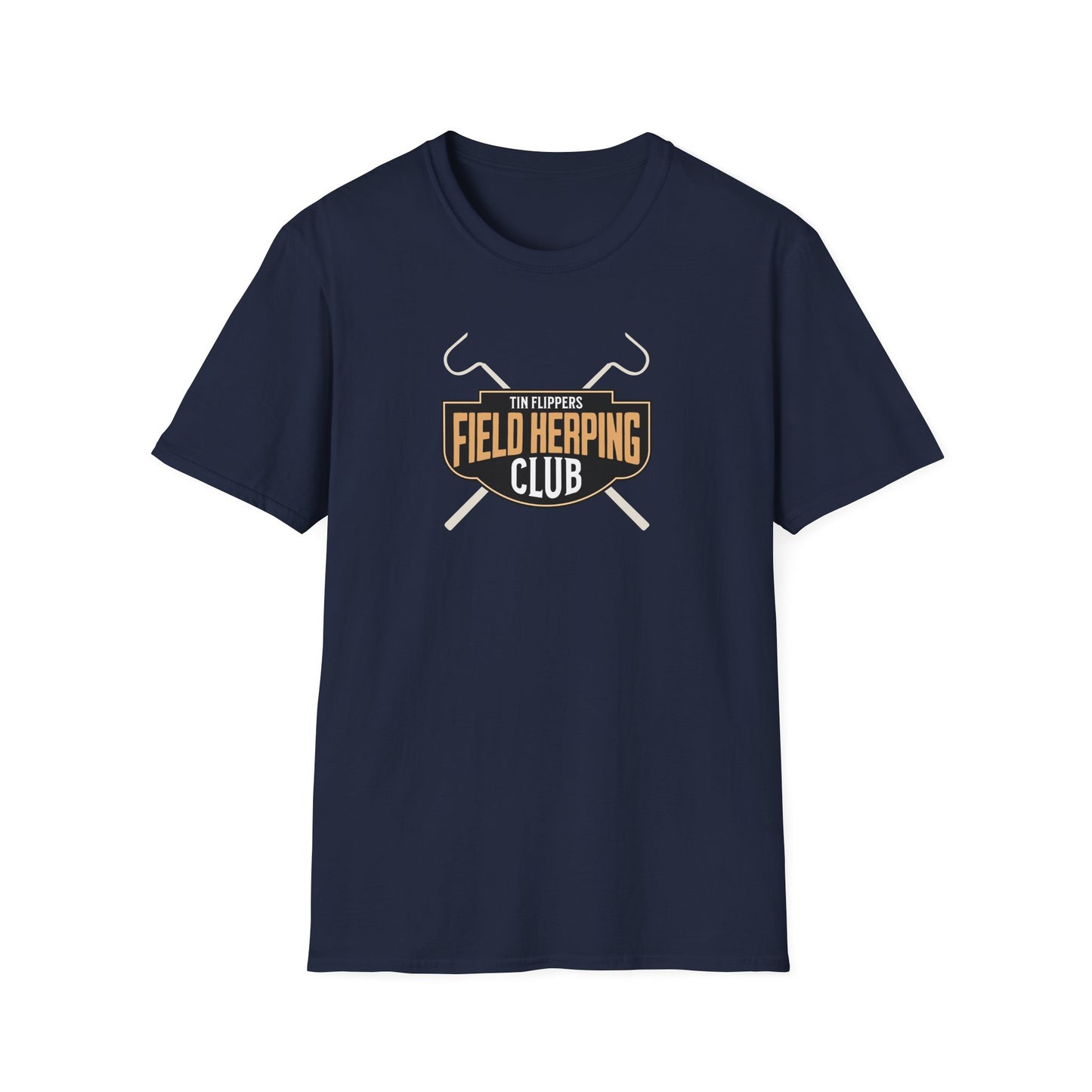 Field Herping Club T-Shirt, Tin Flippers Shirt, Reptile Lover Tee, Snake Hook Graphic Shirt, Herper Gift, Wildlife Club Tee