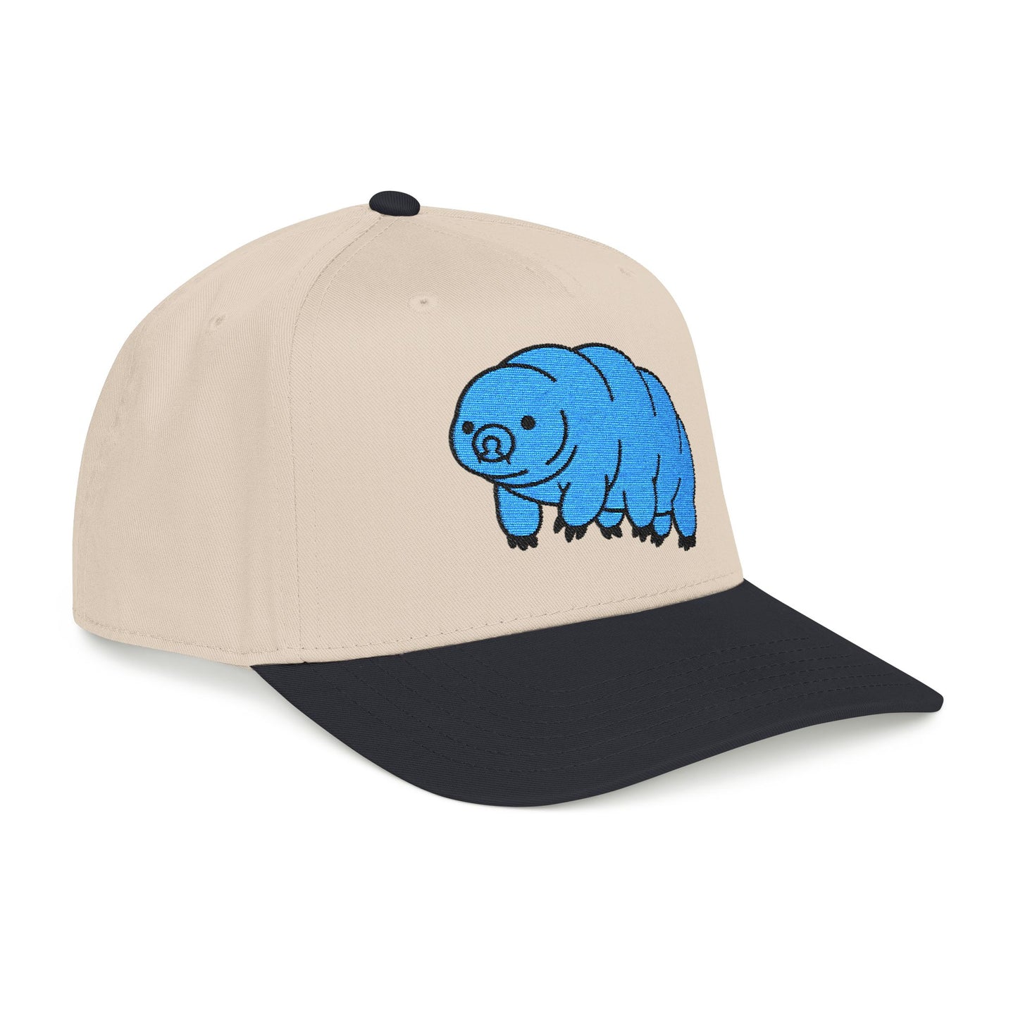 Tardigrade Embroidered Mid Profile Baseball Cap, Water Bear Hat, Science Nerd Cap, Biology Gift, Cute Microbiology Hat, Embroidered Dad Cap