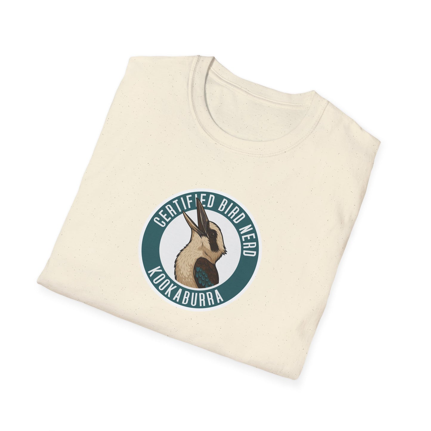 Kookaburra T-Shirt, Certified Bird Nerd Shirt, Australian Bird Tee, Birdwatching Gift, Wildlife Lover Tee, Native Bird Graphic Tee