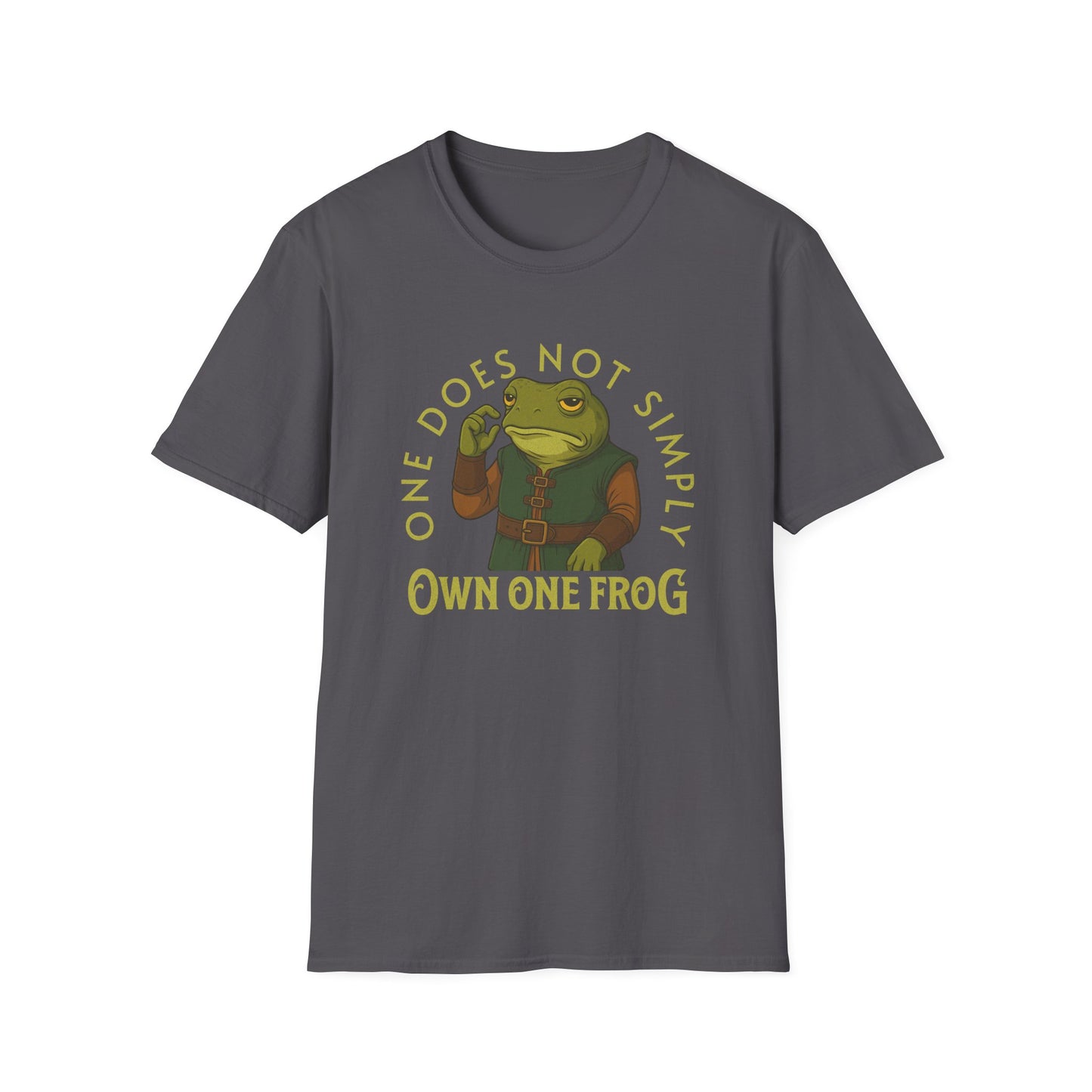 One Does Not Simply Own One Frog T-Shirt – Funny Frog Keeper & Amphibian Lover Tee