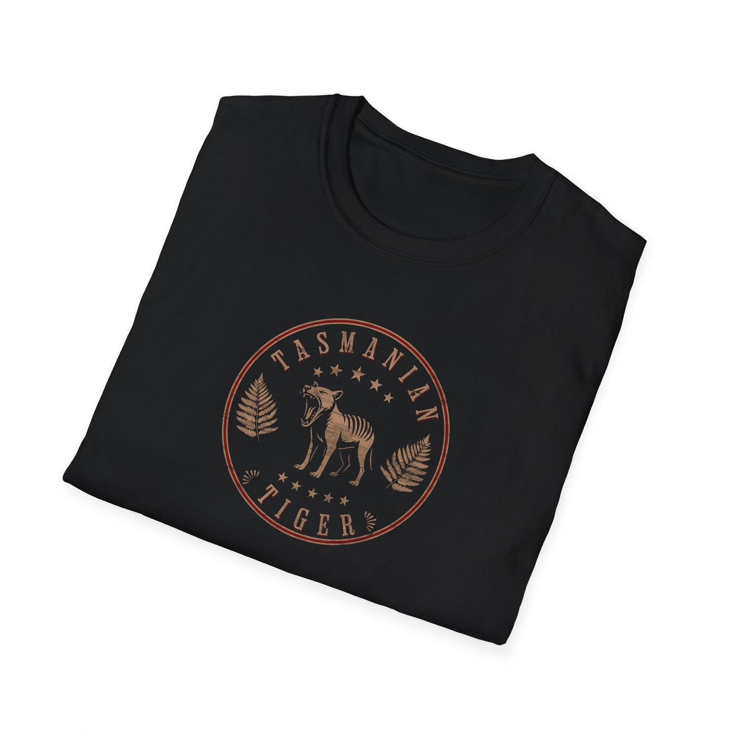 Tasmanian Tiger Vintage T-Shirt Thylacine Shirt, Extinct Animal Tee, Retro Wildlife Graphic, Australian Animal Gift