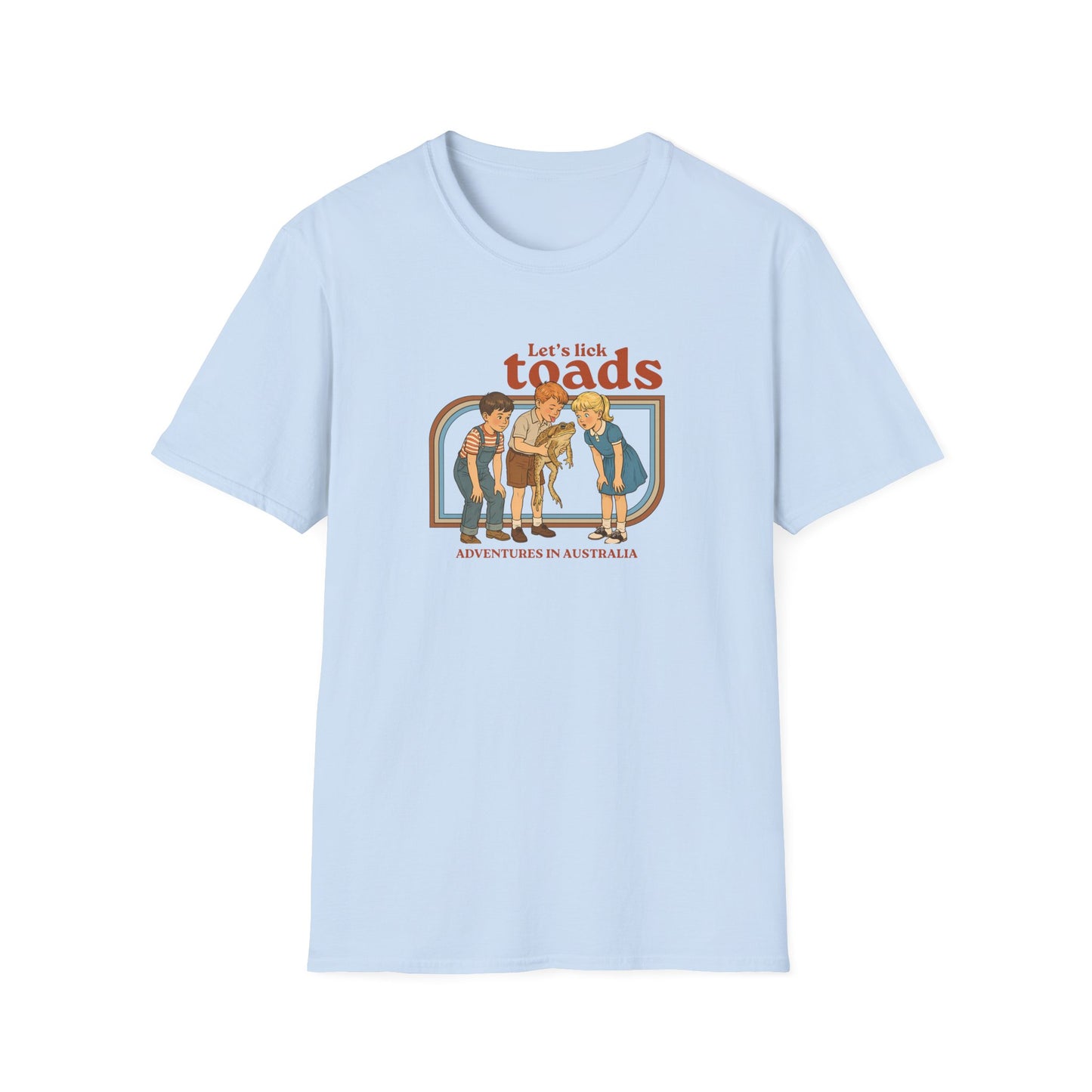 Lets Lick Toads T-Shirt, Funny Cane Toad Shirt, Australian Wildlife Humor Tee, Herpetology Shirt, Retro Toad Shirt, Aussie Frog Shirt