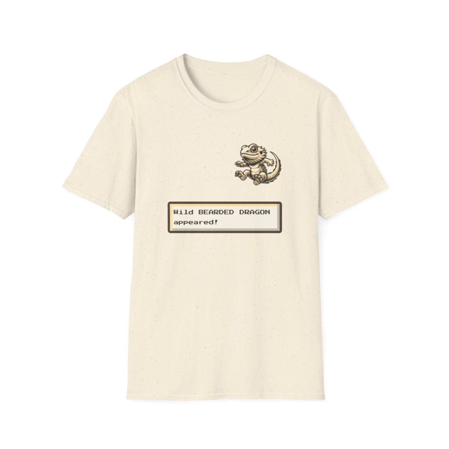 A Wild Beardie Appears T-Shirt – Funny Bearded Dragon Gamer Tee