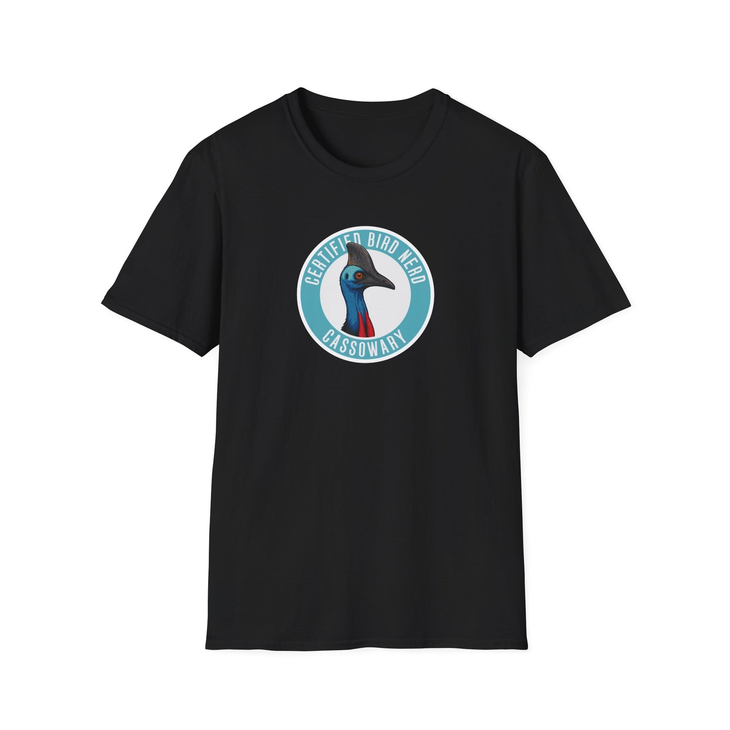 Cassowary T-Shirt, Certified Bird Nerd Shirt, Australian Bird Tee, Wildlife Lover Gift, Birdwatching Shirt, Rainforest Animal Tee