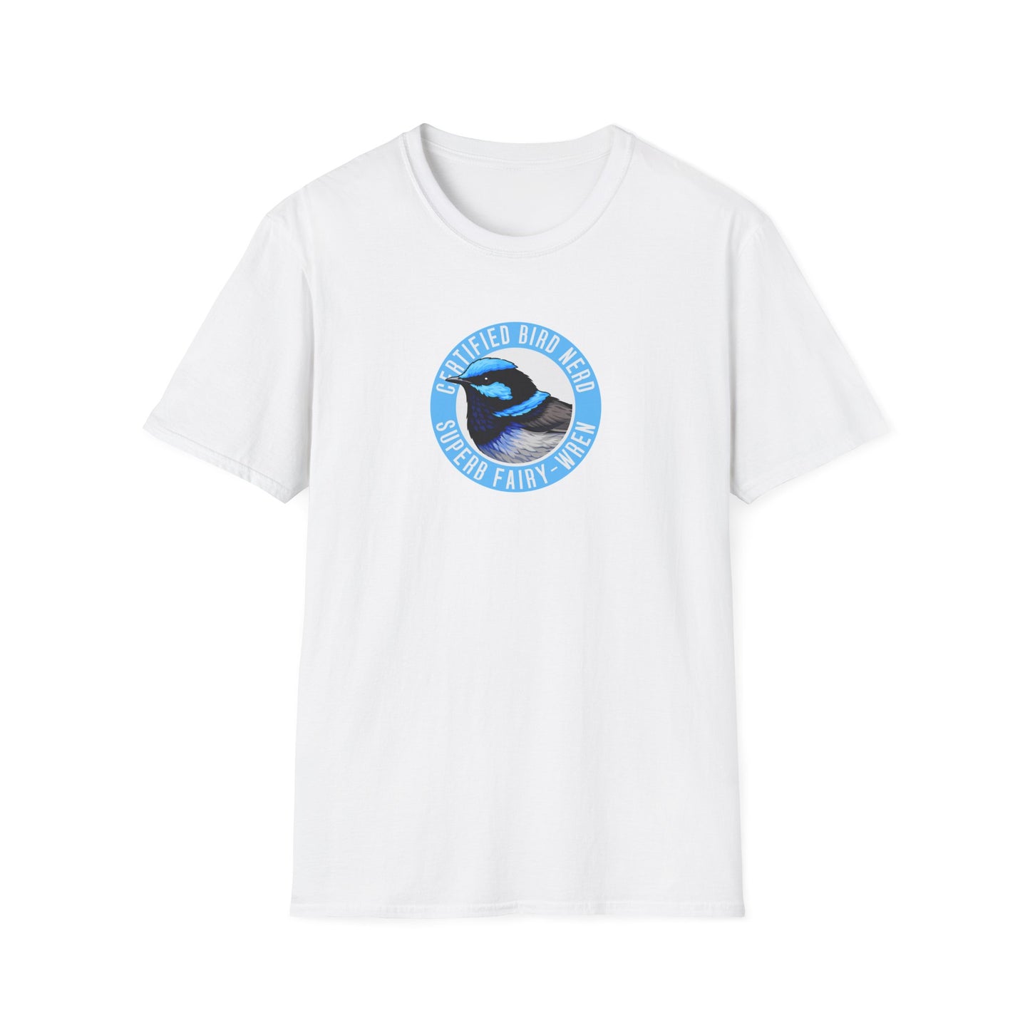 Superb Fairy Wren T-Shirt, Certified Bird Nerd Shirt, Australian Bird Tee, Birdwatching Gift, Wildlife Lover Tee, Blue Wren Shirt