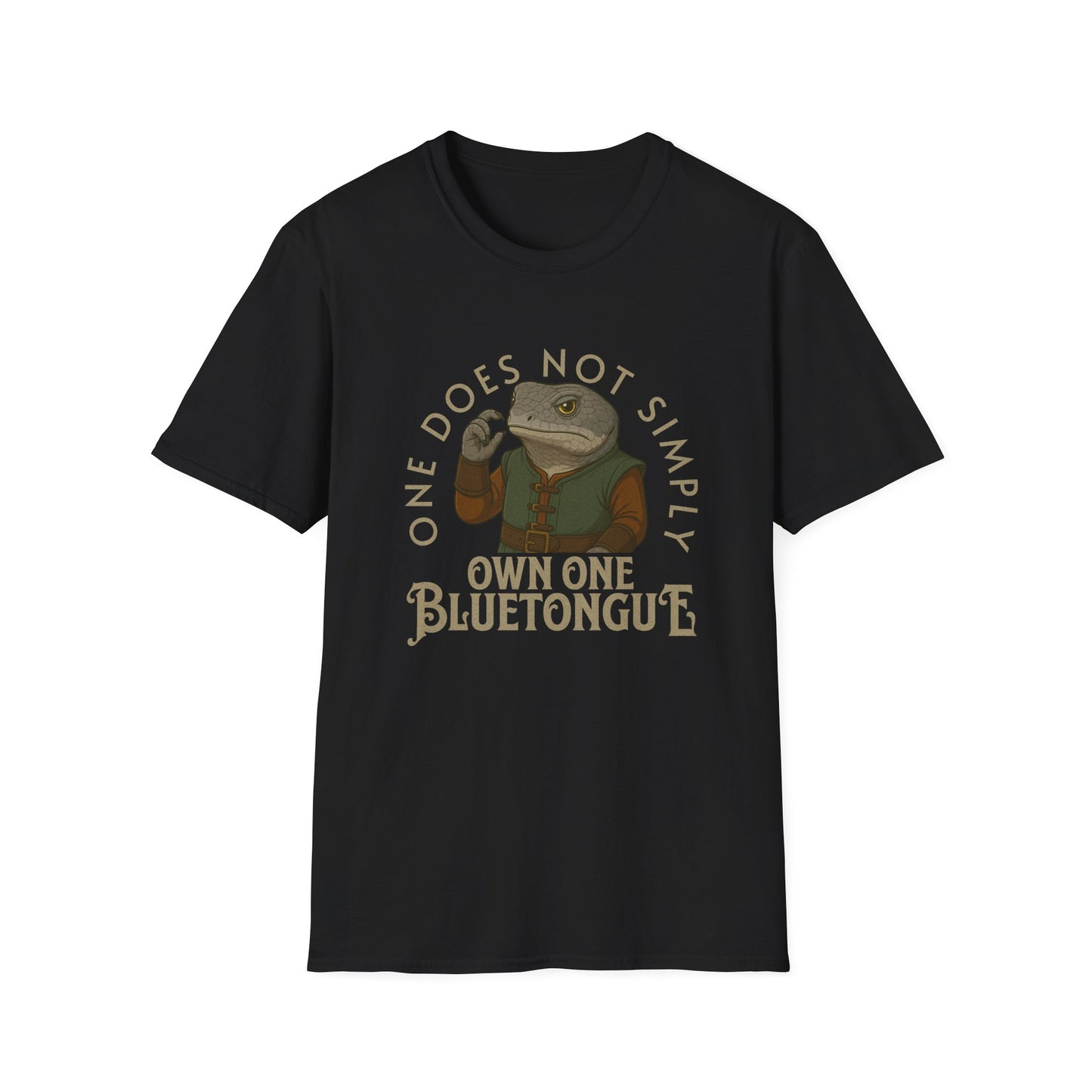One Does Not Simply Own One Bluetongue T-Shirt – Funny Reptile Keeper & Lizard Lover Tee