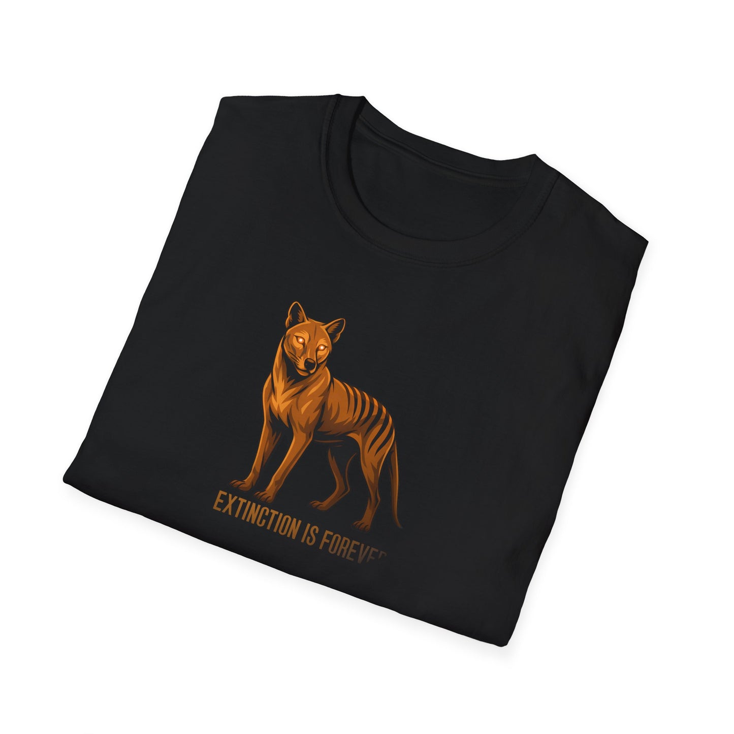 Thylacine T-Shirt Extinction Is Forever Tee, Tasmanian Tiger Shirt, Australian Wildlife T-Shirt, Save Wildlife Graphic Tee