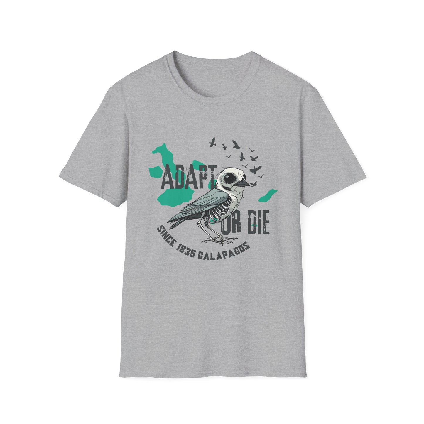 Adapt or Die Biology T-Shirt, Evolution Science Shirt, Galapagos Darwin Tee, Natural Selection Graphic Tee, Biology Teacher Gift Shirt