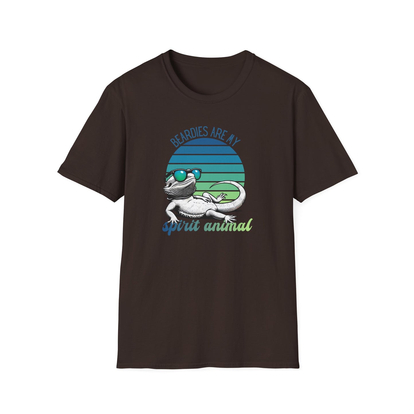 Beardies Are My Spirit Animal T-Shirt, Bearded Dragon Shirt, Reptile Lover Tee, Lizard Mom Dad Gift, Herpetology Graphic Shirt