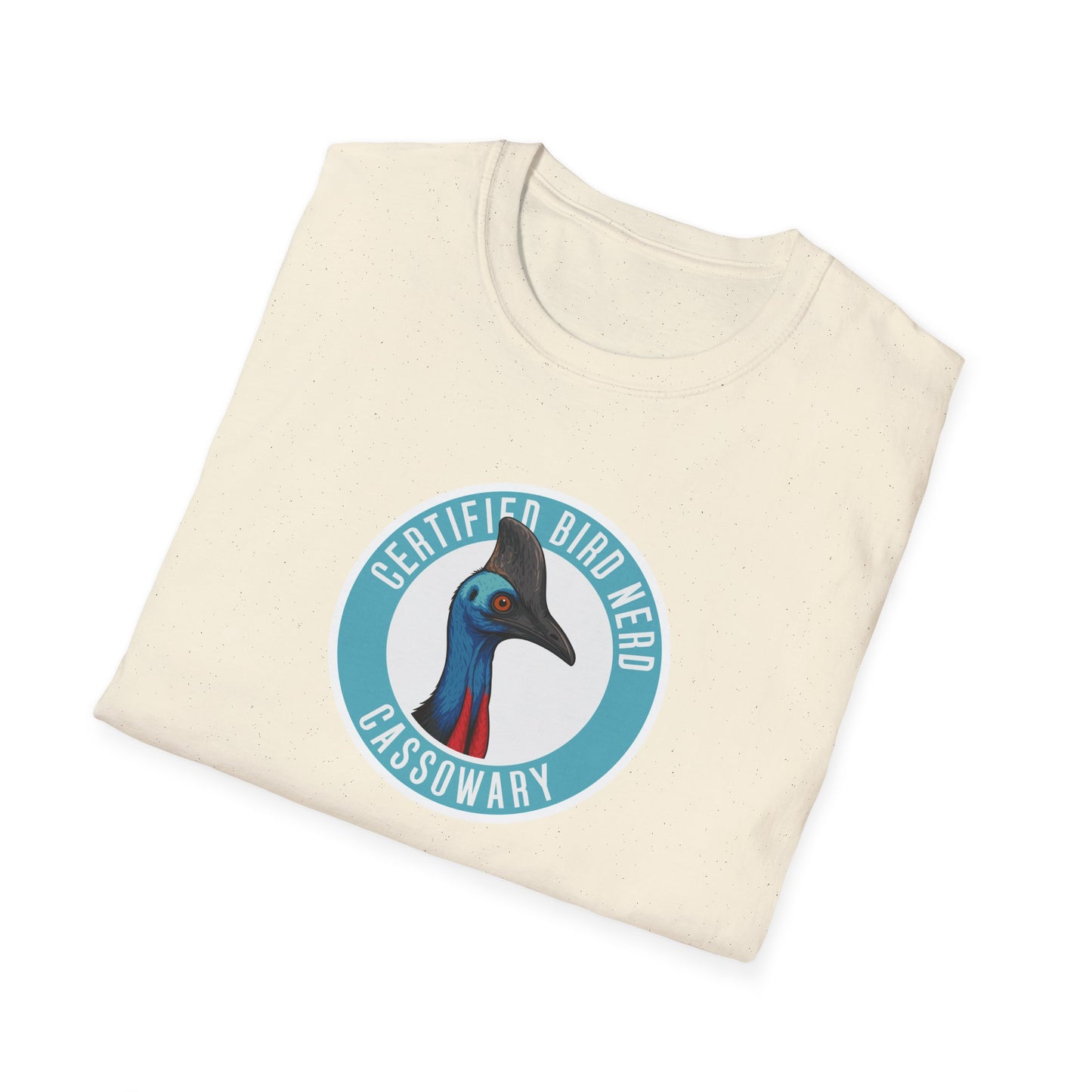 Cassowary T-Shirt, Certified Bird Nerd Shirt, Australian Bird Tee, Wildlife Lover Gift, Birdwatching Shirt, Rainforest Animal Tee