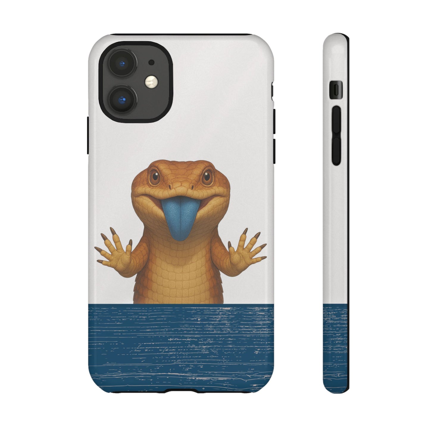Blue-tongued Lizard iPhone Case – Glass Surfer Australian Wildlife Design
