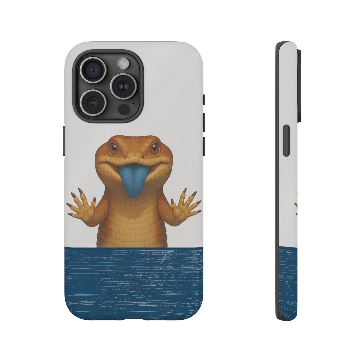 Blue-tongued Lizard iPhone Case – Glass Surfer Australian Wildlife Design
