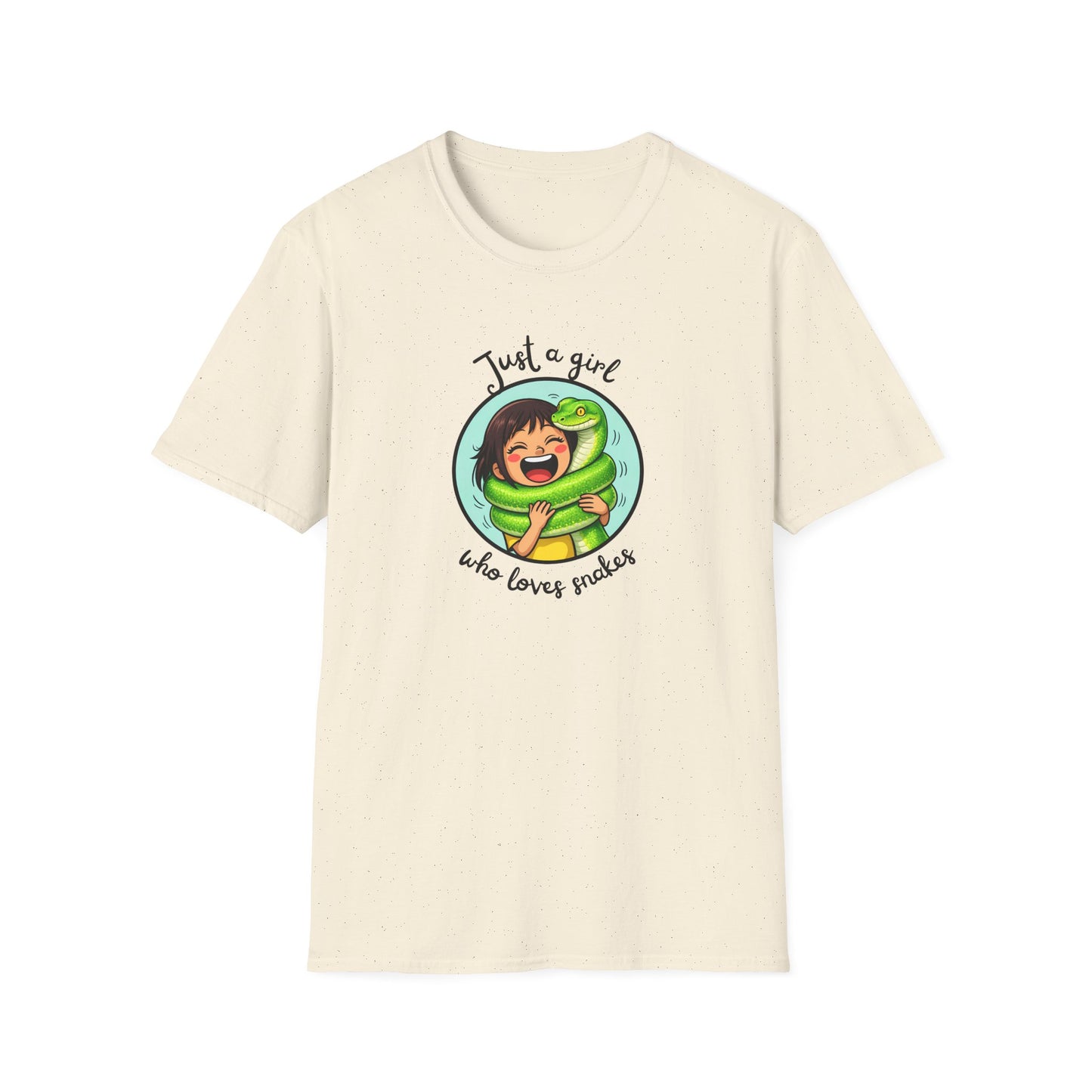Just A Girl Who Loves Snakes T-Shirt, Snake Lover Shirt, Reptile Lover Tee, Cute Snake Gift, Herping Shirt, Wildlife Graphic Tee