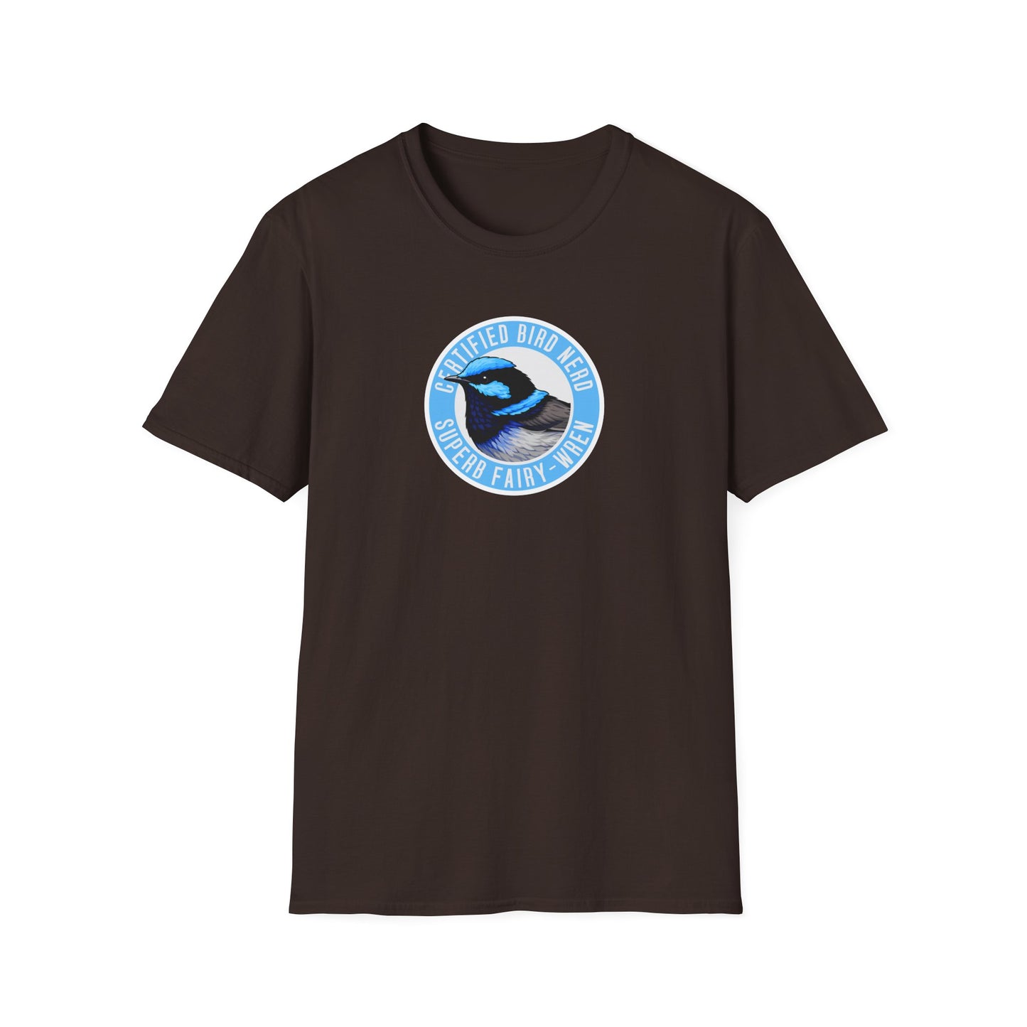 Superb Fairy Wren T-Shirt, Certified Bird Nerd Shirt, Australian Bird Tee, Birdwatching Gift, Wildlife Lover Tee, Blue Wren Shirt