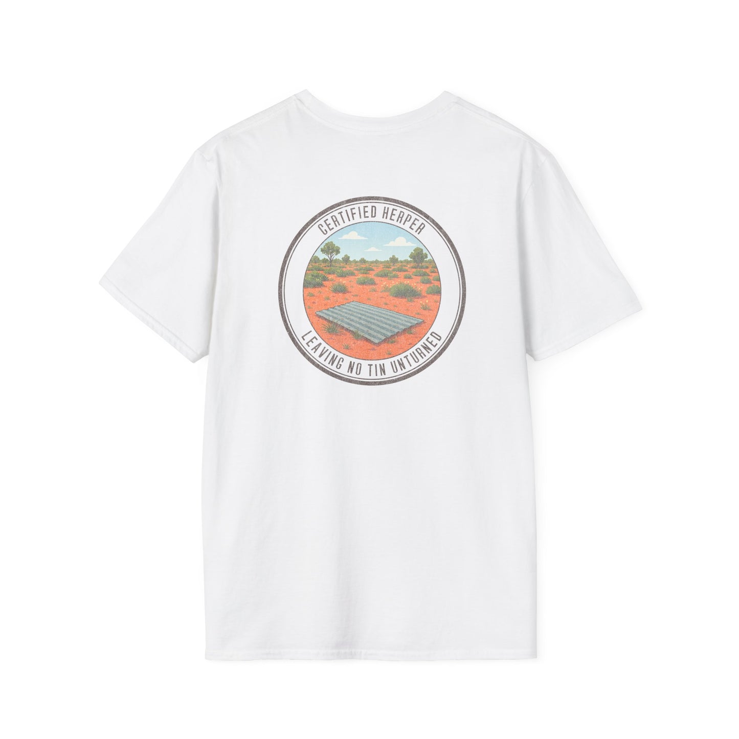 Certified Herper T-Shirt, Double Sided Herping Shirt, Tin Flipping Australia Tee, Reptile Lover Gift, Field Herping Graphic Shirt