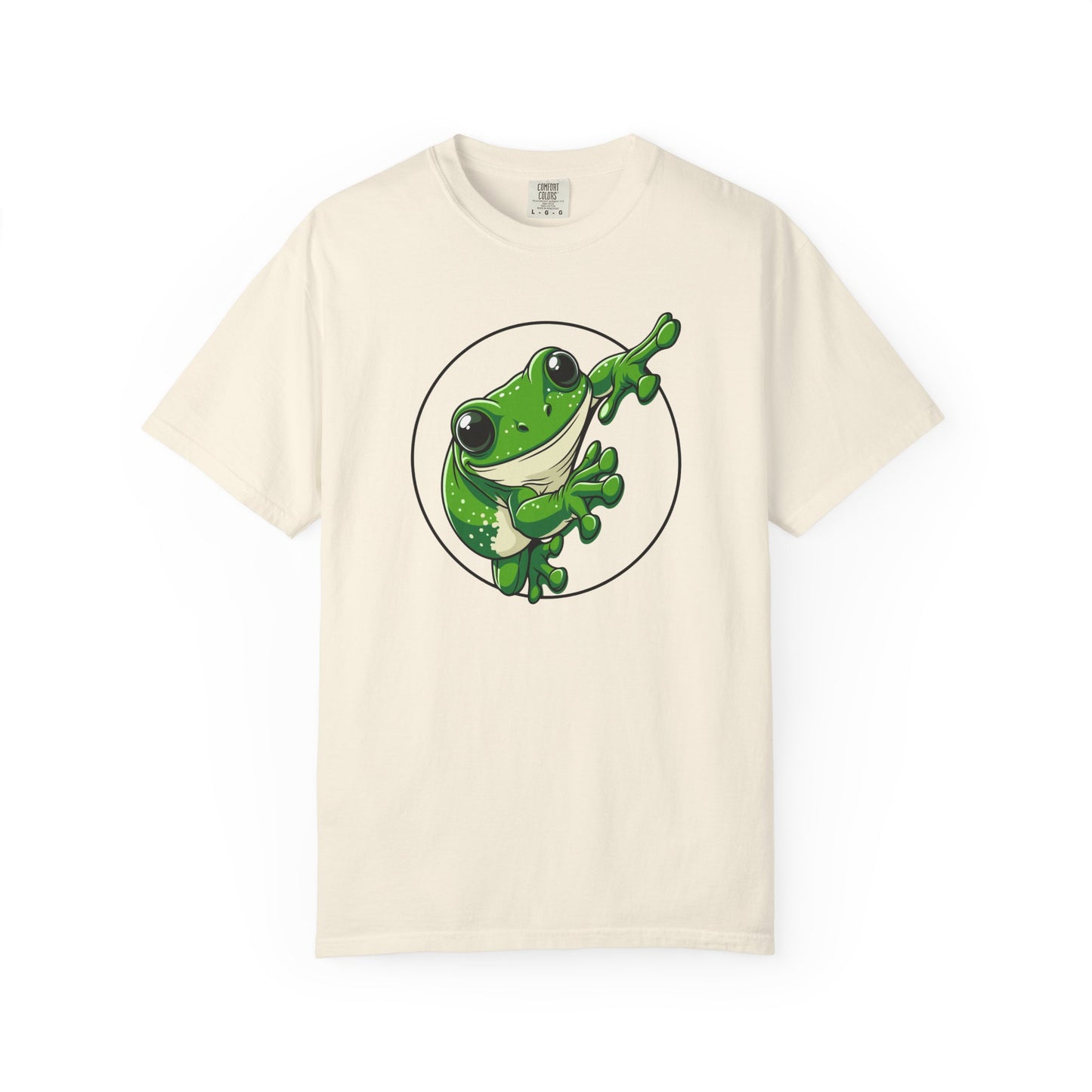 Green Tree Frog Shirt, Comfort Colors Frog Tee, Australian Frog T Shirt, Cute Amphibian Graphic Tee, Frog Lover Gift, Wildlife Shirt