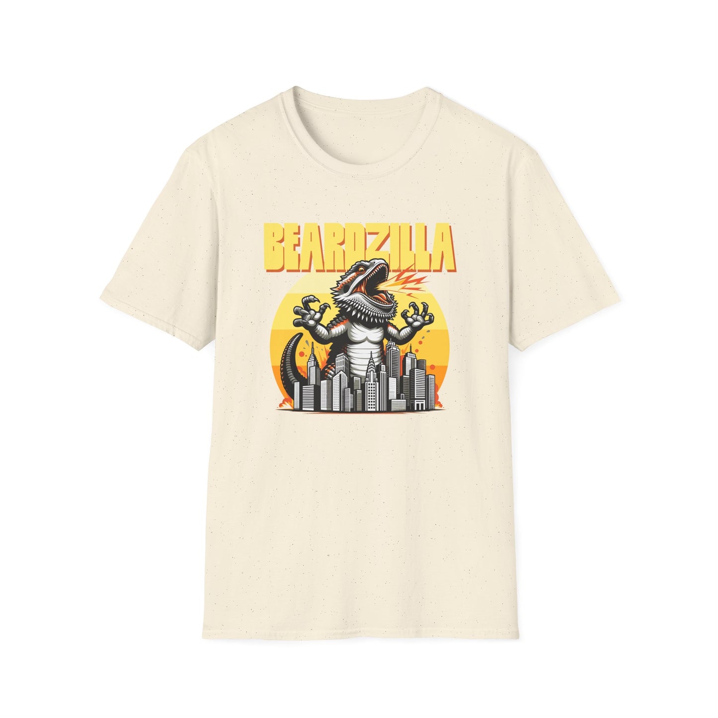 Beardzilla T-Shirt, Bearded Dragon Kaiju Shirt, Reptile Lover Tee, Monster Lizard Graphic Shirt, Beardie Gift, Pogona Vitticeps Tee
