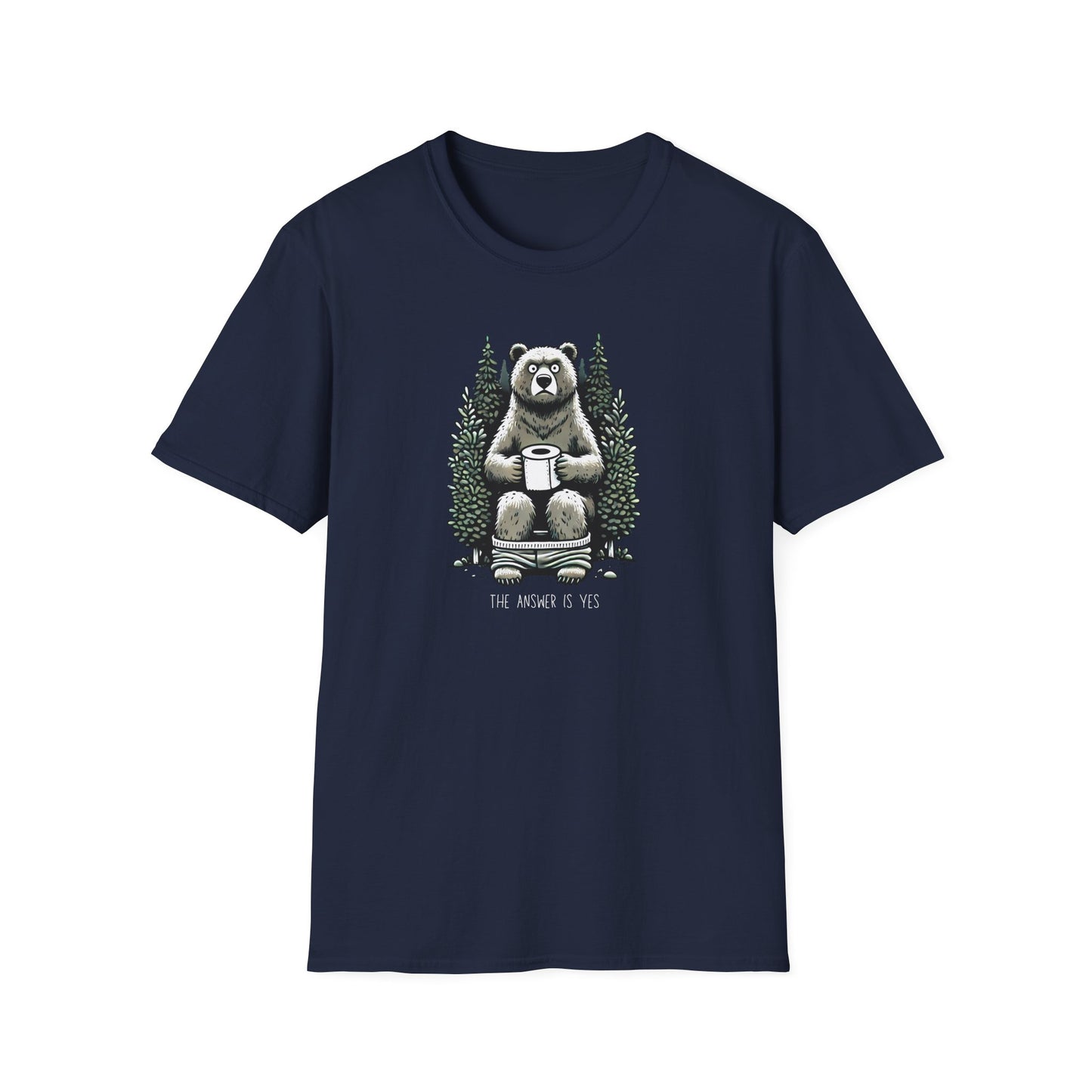 Bear Hiking T-Shirt, Does A Bear Poop In The Woods Shirt, Camping Gift, Outdoorsy Shirt, Nature Lover Tee, Hiker Graphic Tee