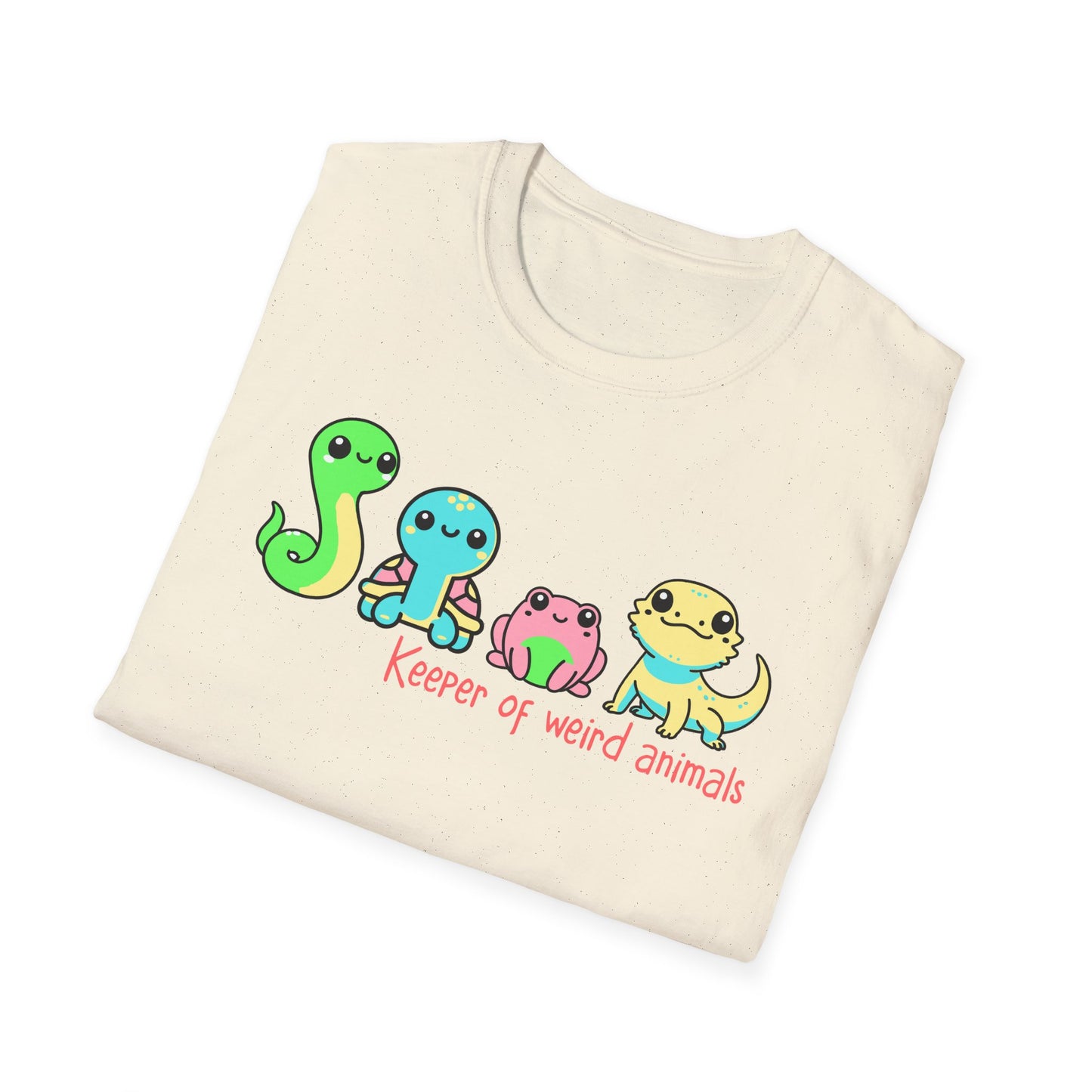 Keeper Of Weird Animals T-Shirt, Reptile Lover Shirt, Frog Snake Turtle Lizard Tee, Exotic Pet Owner Gift, Herpetology Shirt