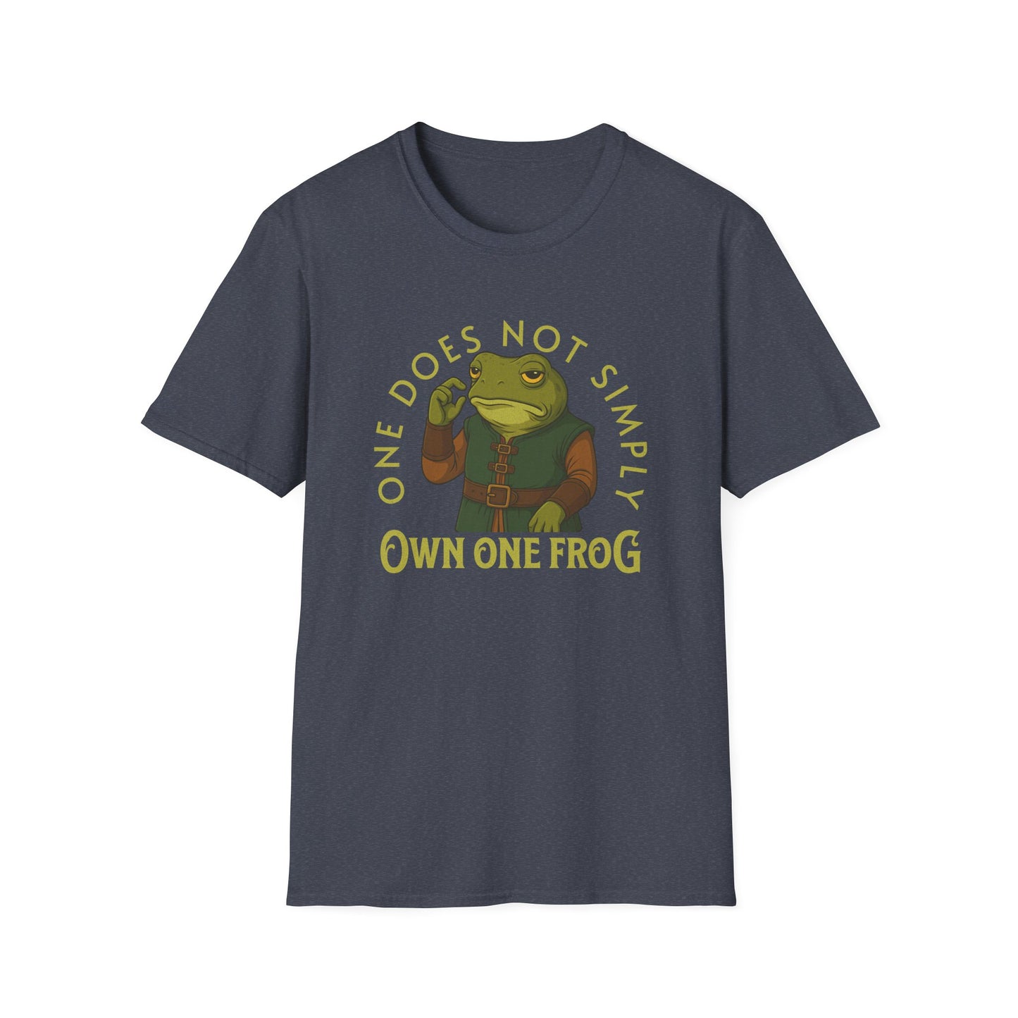 One Does Not Simply Own One Frog T-Shirt – Funny Frog Keeper & Amphibian Lover Tee