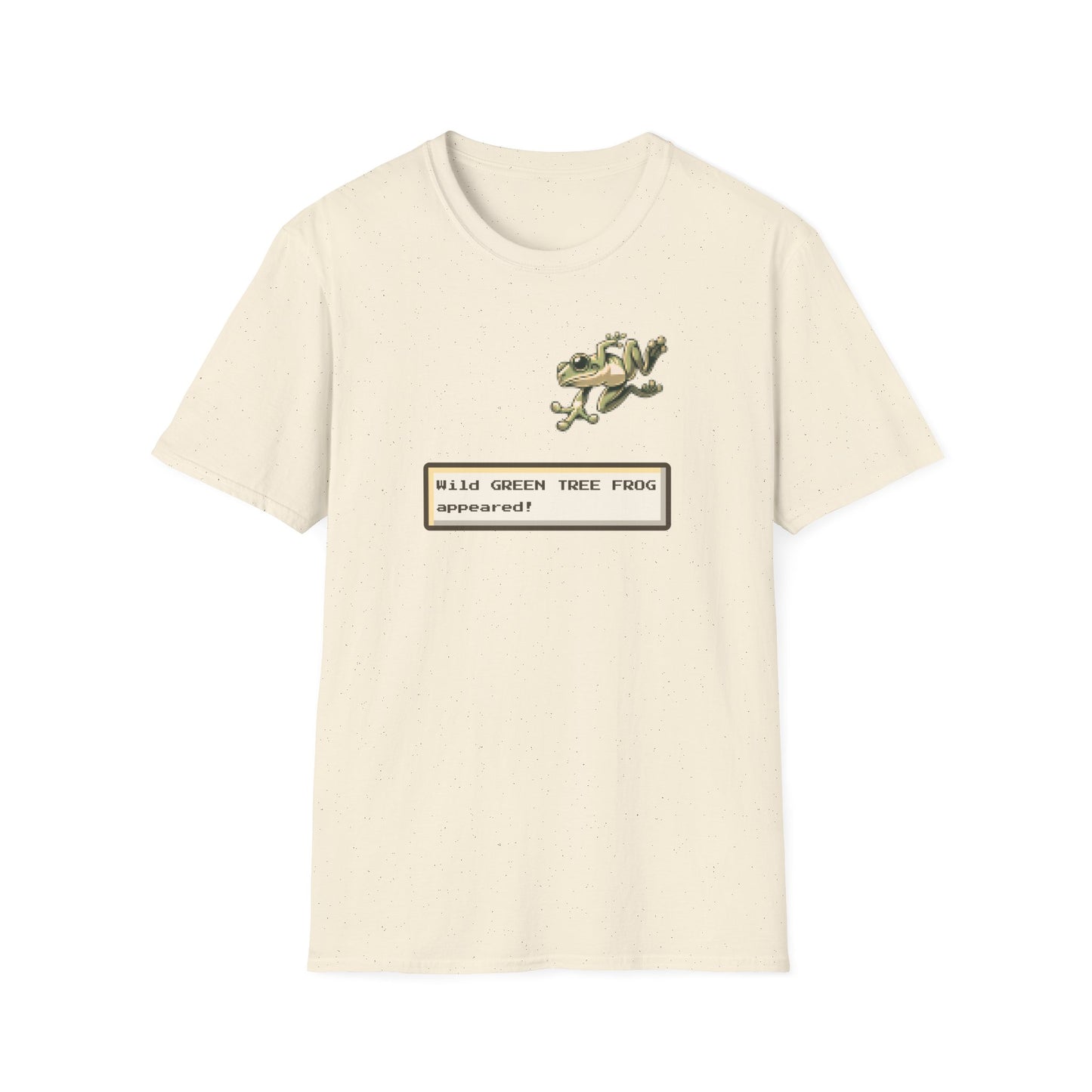 Green Tree Frog Gaming T-Shirt, Retro RPG Frog Shirt, Wild Encounter Tee, Pixel Frog Shirt, Gamer Animal Tee, Frog Lover Gift