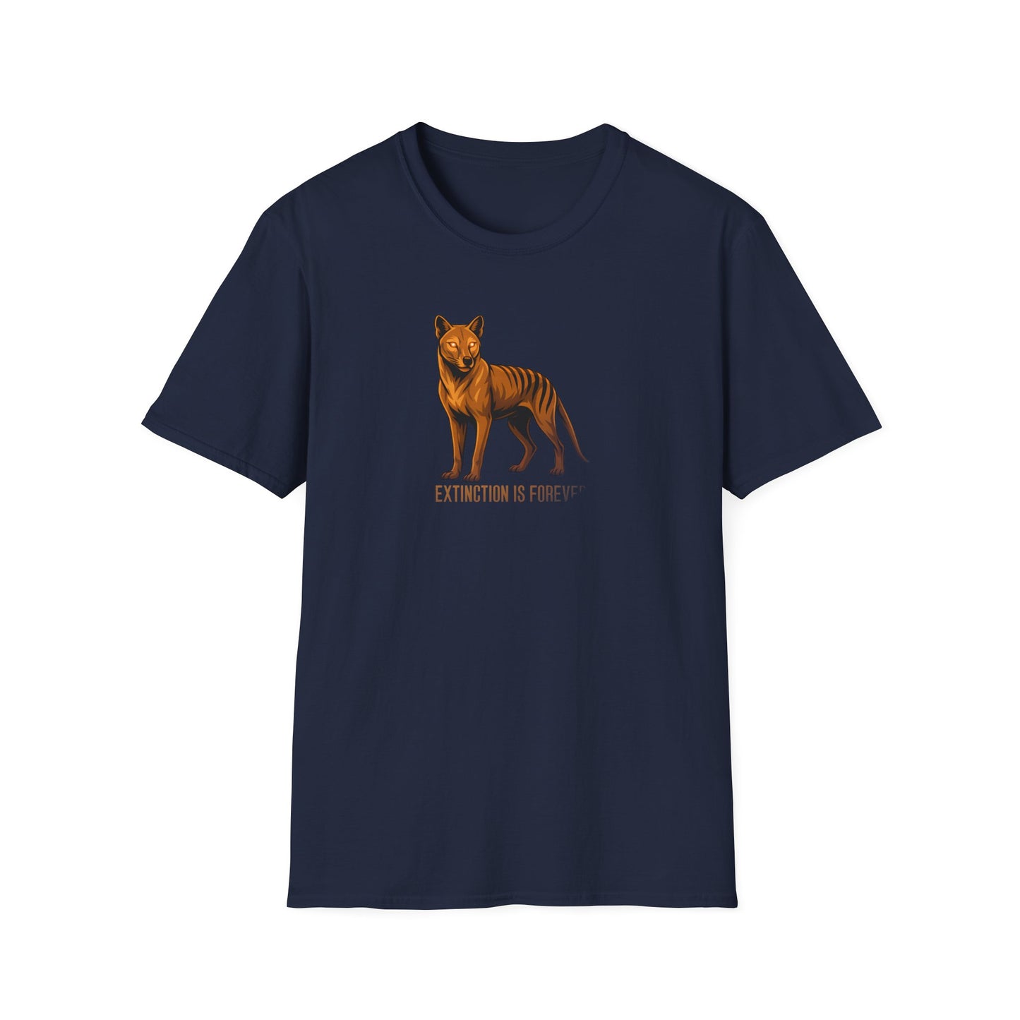 Thylacine T-Shirt Extinction Is Forever Tee, Tasmanian Tiger Shirt, Australian Wildlife T-Shirt, Save Wildlife Graphic Tee