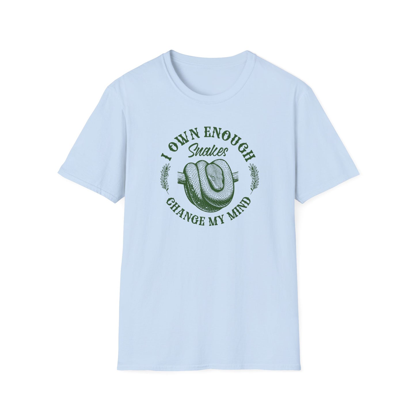 Snake Keeper T-Shirt I Own Enough Snakes Change My Mind, Funny Reptile Shirt, Snake Lover Tee, Herpetology Gift, Serpent Keeper Tee
