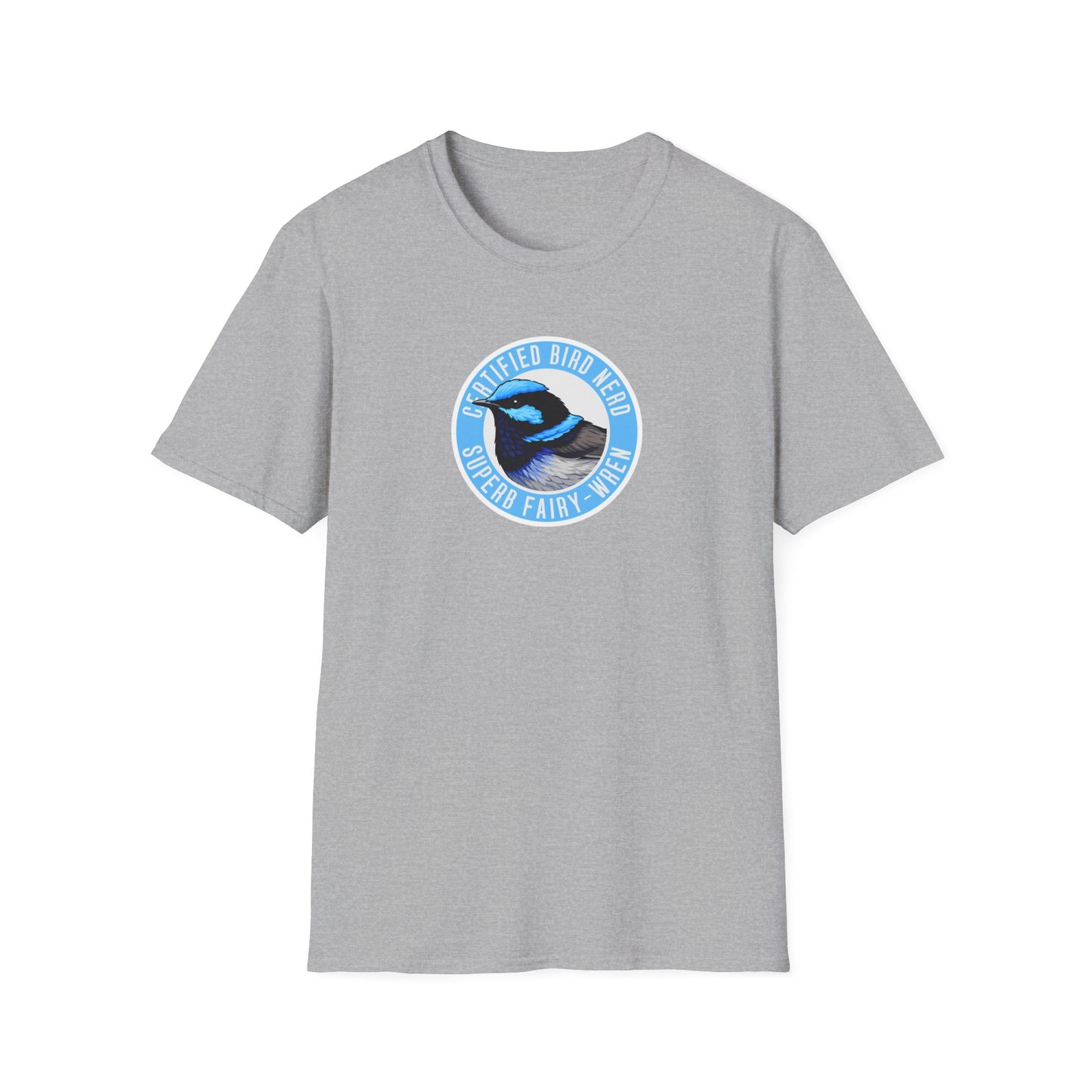 Superb Fairy Wren T-Shirt, Certified Bird Nerd Shirt, Australian Bird Tee, Birdwatching Gift, Wildlife Lover Tee, Blue Wren Shirt
