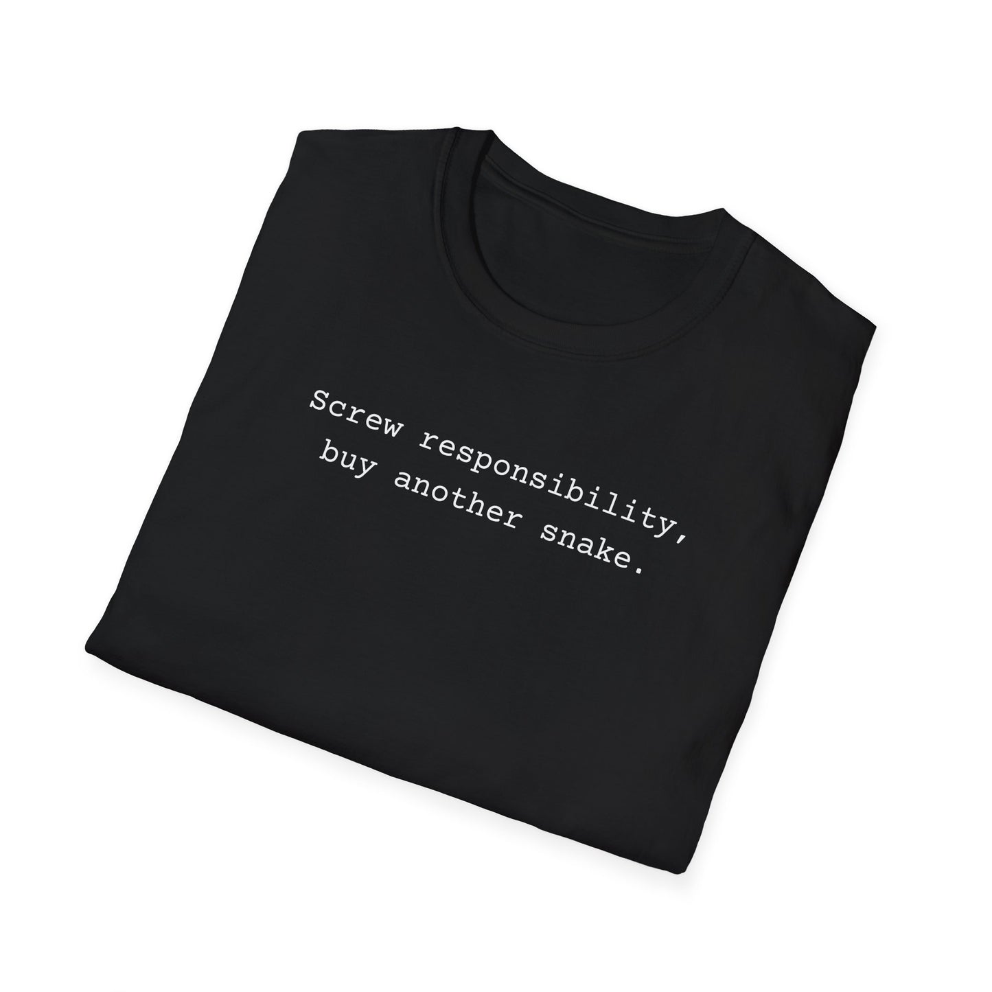 Screw Responsibility Buy Another Snake T-Shirt, Snake Lover Shirt, Reptile Keeper Tee, Herpetology Gift, Snake Mom Dad Shirt