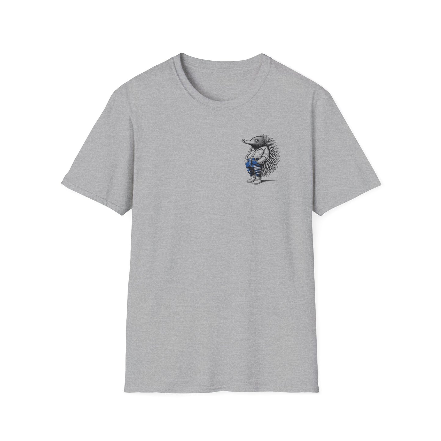 Whimsical Echidna T-Shirt, Cute Echidna Shirt, Aussie Animal Tee, Australian Wildlife Shirt, Funny Echidna Gift, Monotreme Lover Tee